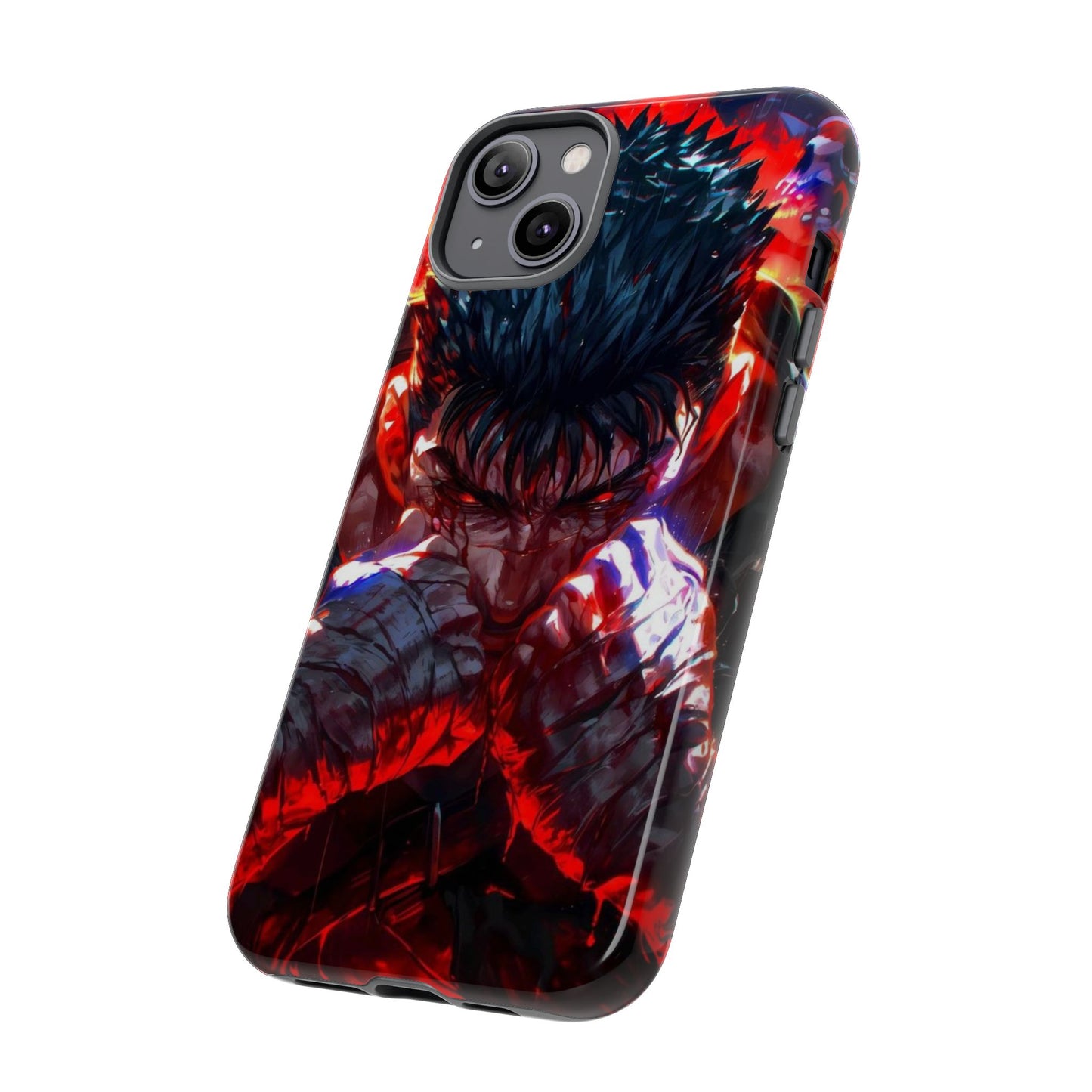 Berserk Guts Heavy Duty Phone Case | Anime Shockproof Protective Cover – #104