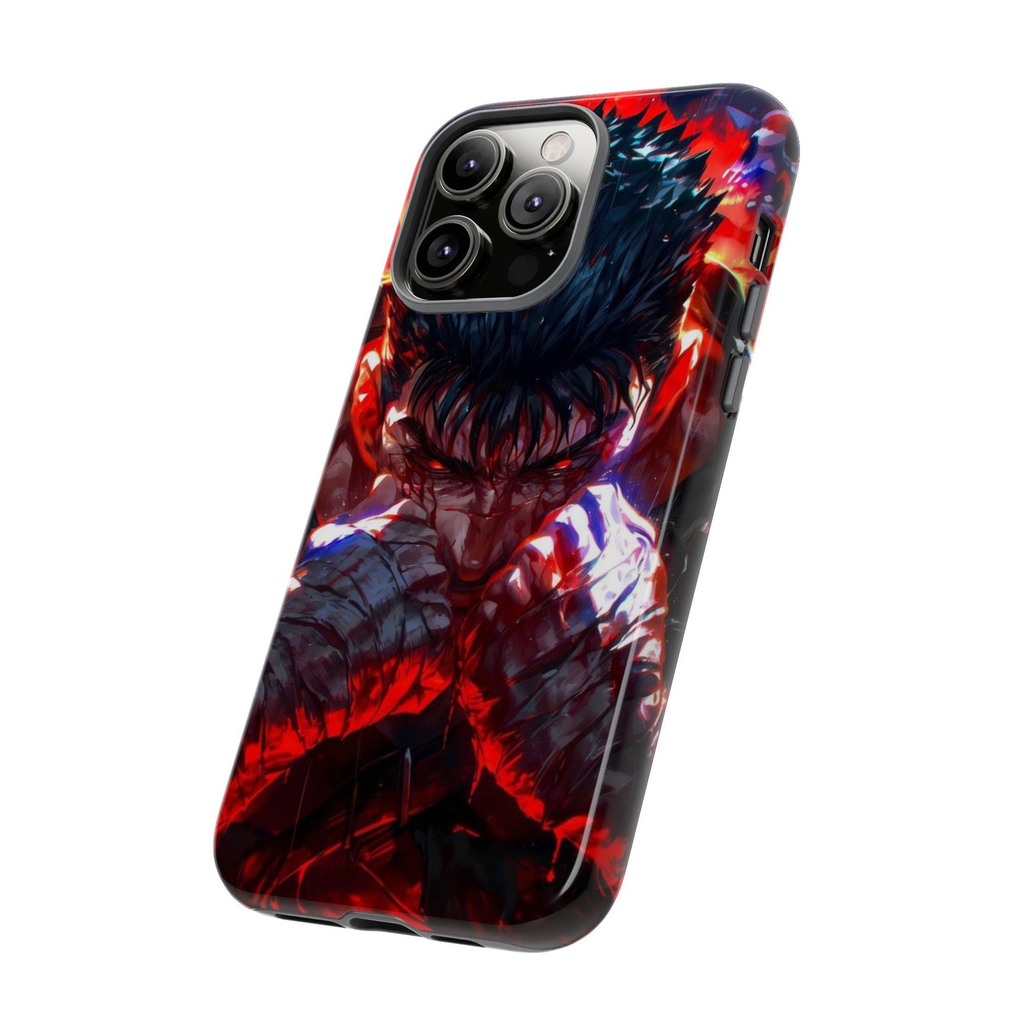 Berserk Guts Heavy Duty Phone Case | Anime Shockproof Protective Cover – #104