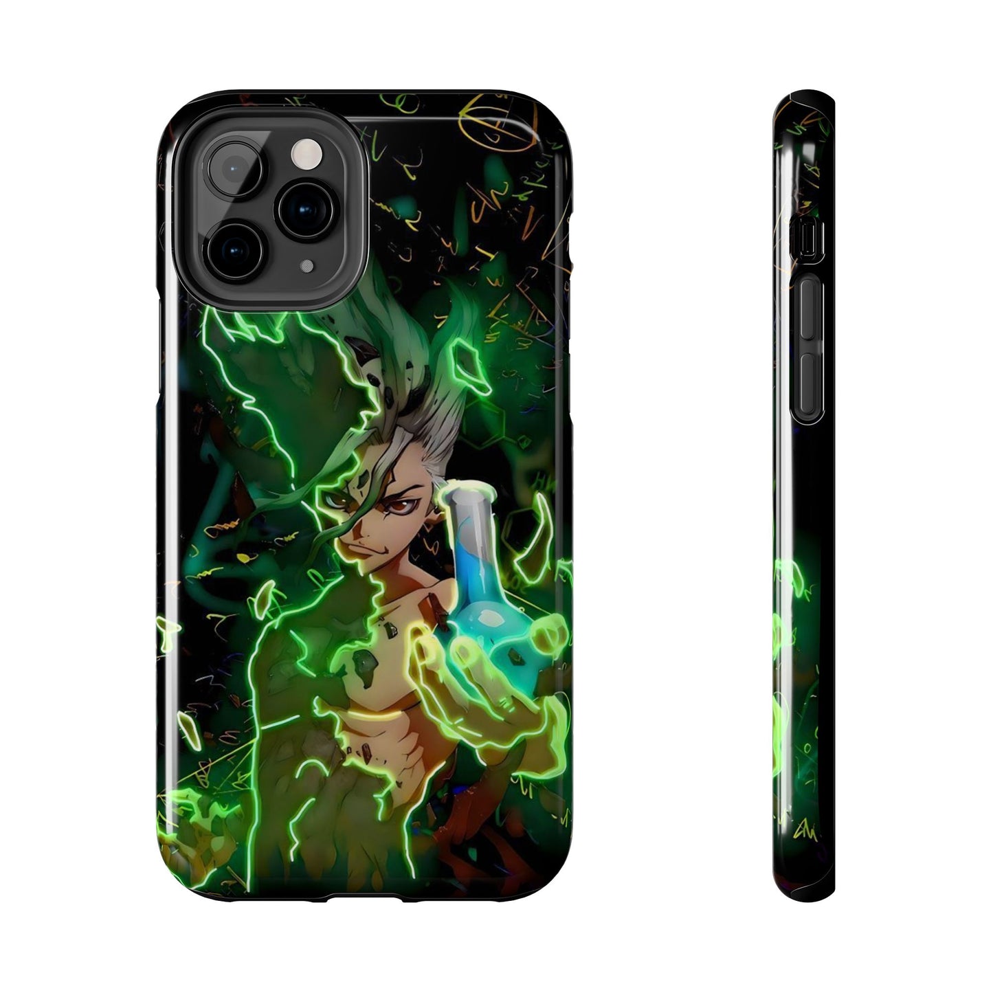 Dr. Stone Senku Tough Phone Case | Anime Heavy Duty Protective Cover – #104