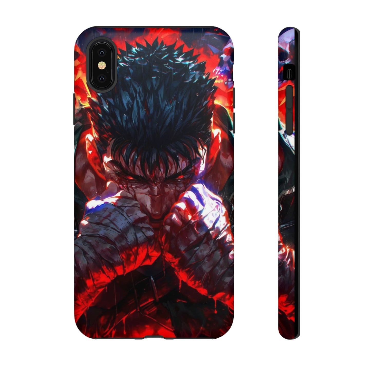 Berserk Guts Heavy Duty Phone Case | Anime Shockproof Protective Cover – #104