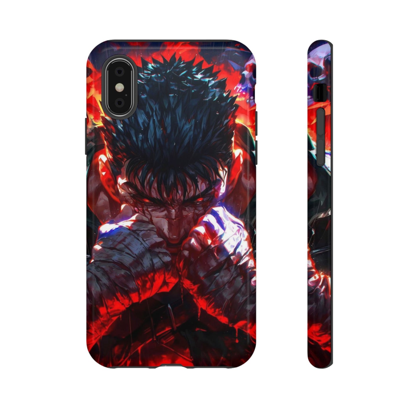 Berserk Guts Heavy Duty Phone Case | Anime Shockproof Protective Cover – #104