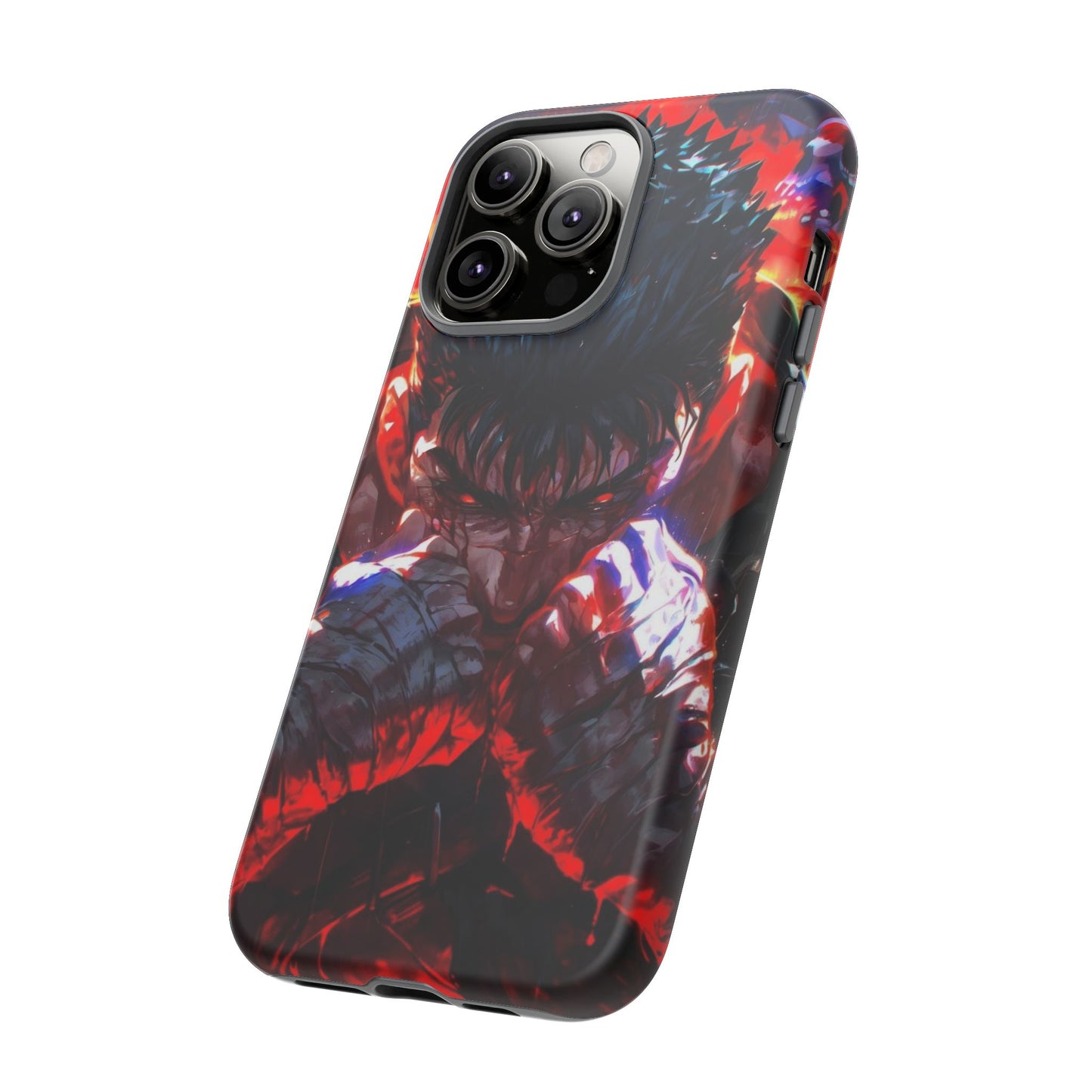 Berserk Guts Heavy Duty Phone Case | Anime Shockproof Protective Cover – #104