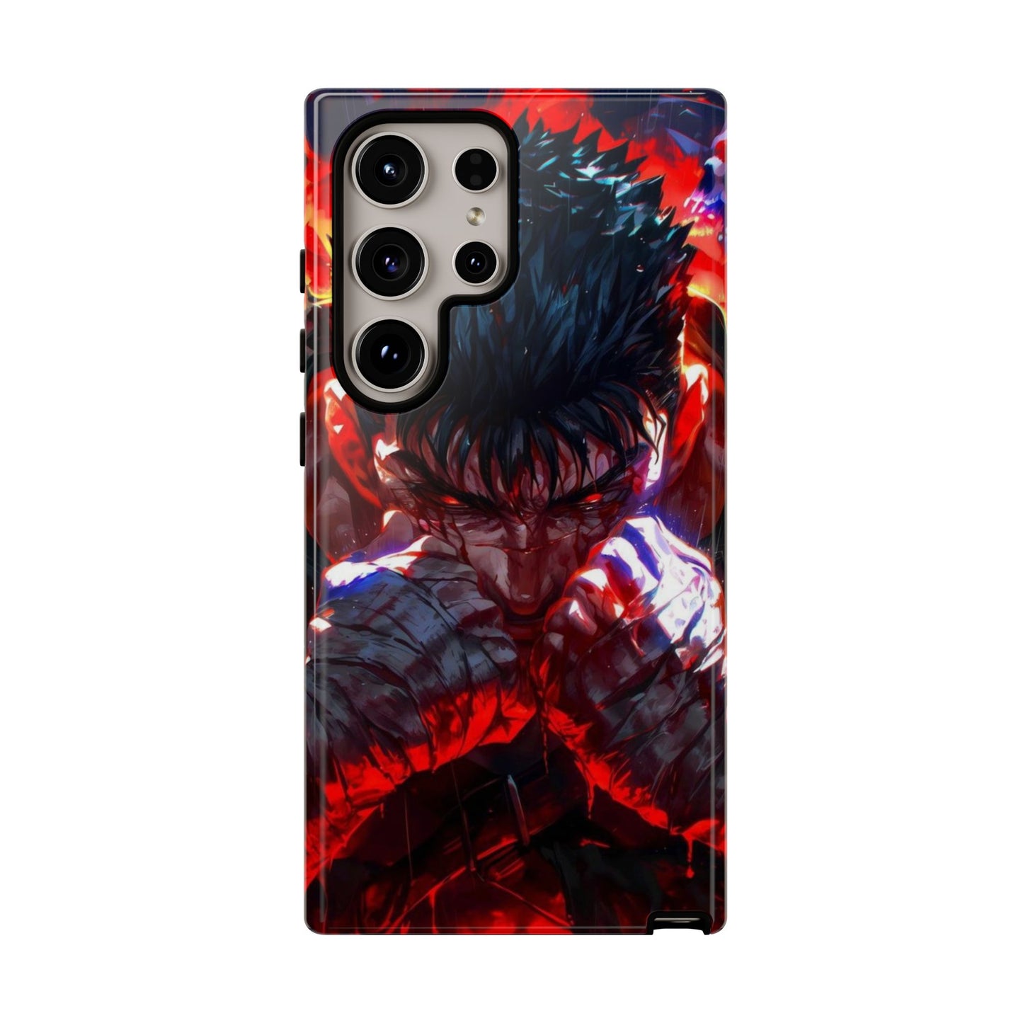 Berserk Guts Heavy Duty Phone Case | Anime Shockproof Protective Cover – #104