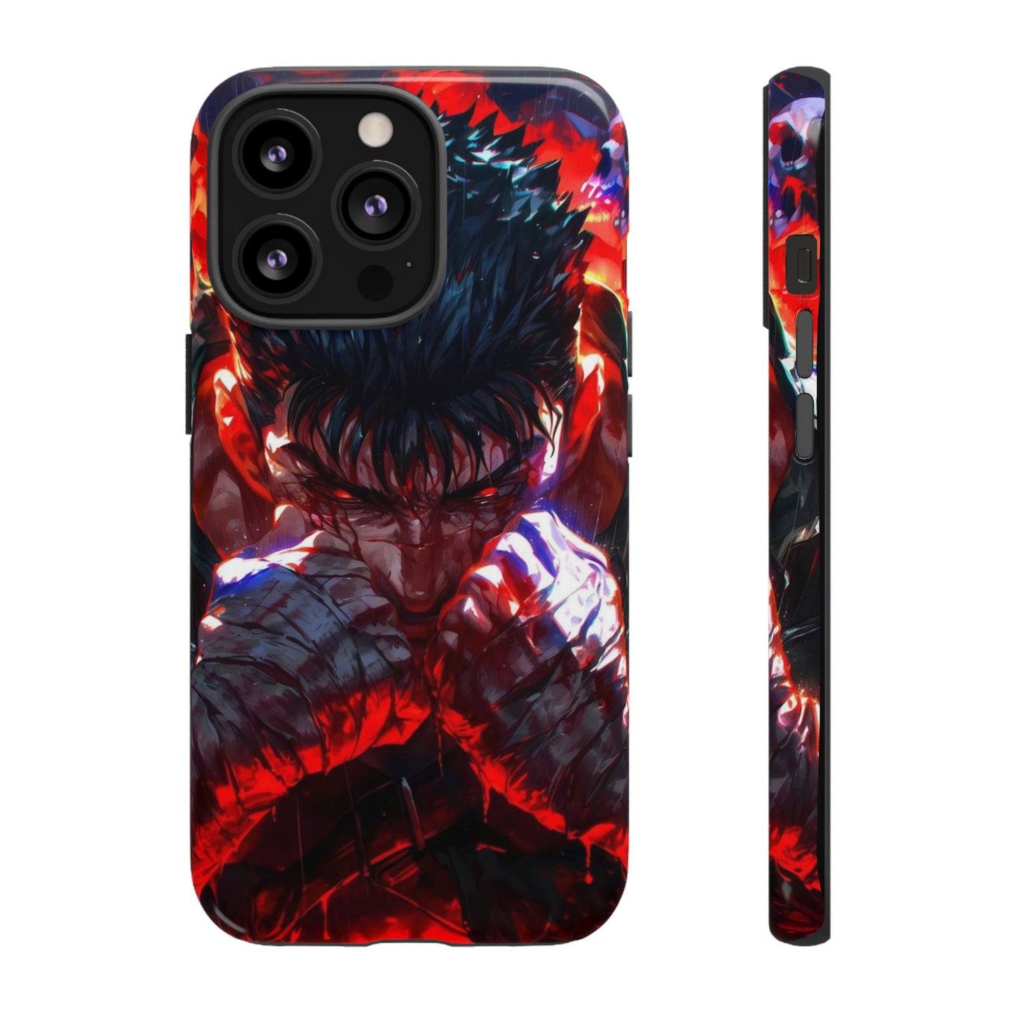 Berserk Guts Heavy Duty Phone Case | Anime Shockproof Protective Cover – #104