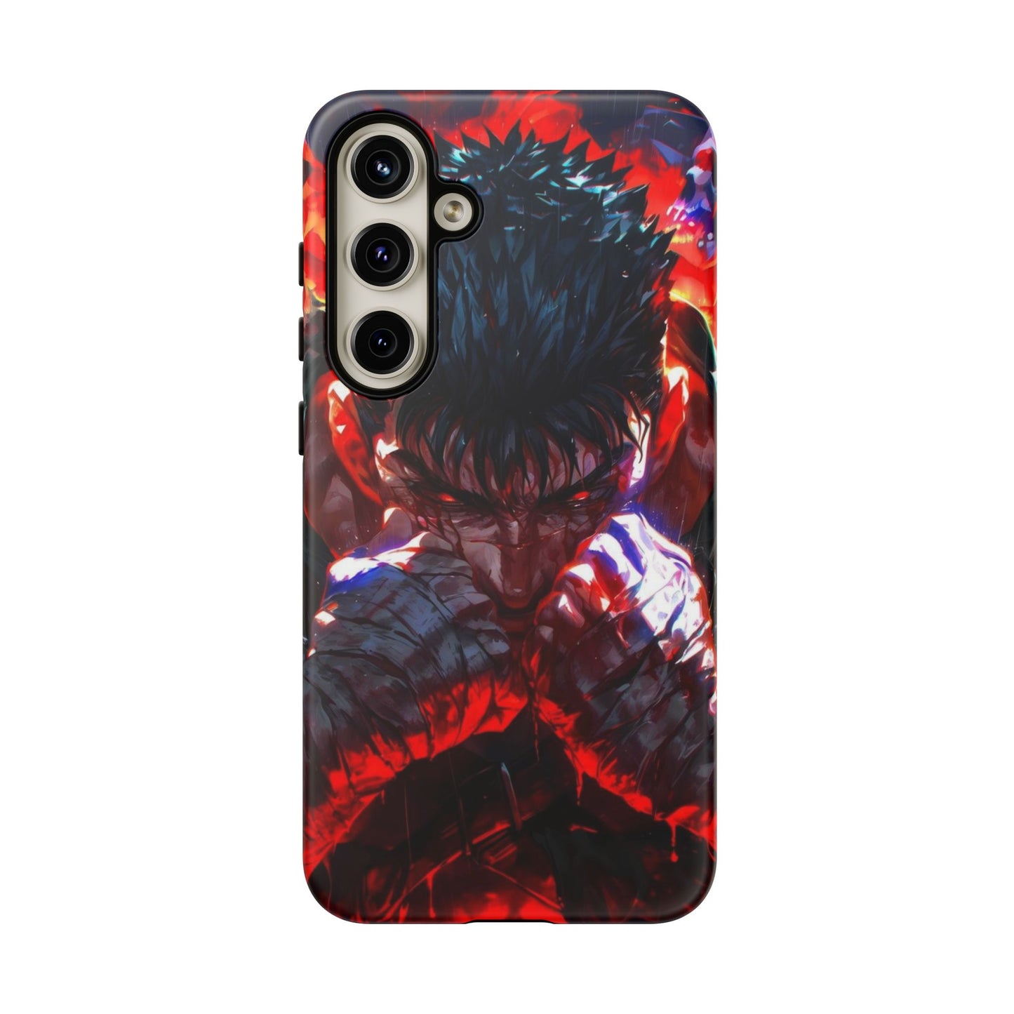 Berserk Guts Heavy Duty Phone Case | Anime Shockproof Protective Cover – #104