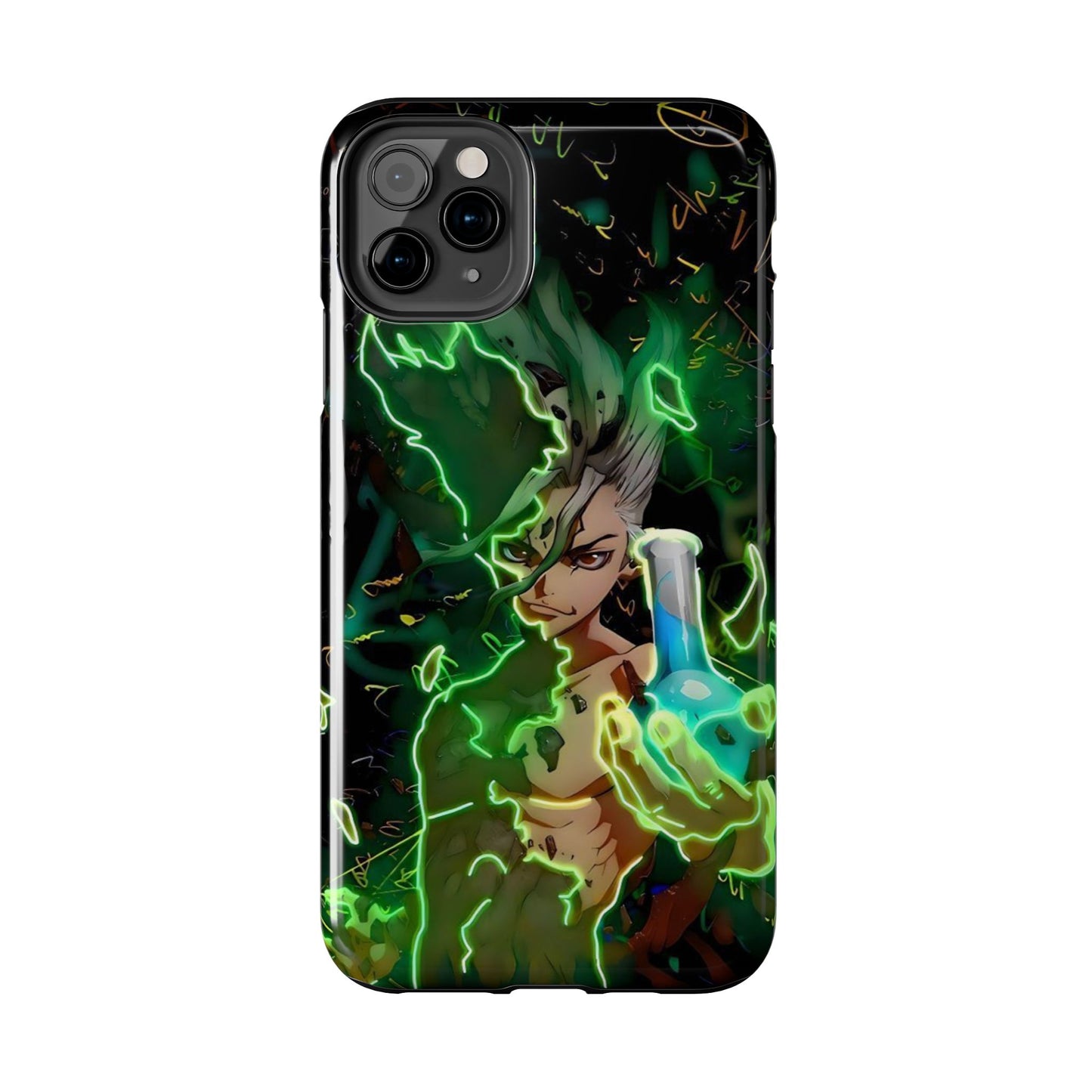 Dr. Stone Senku Tough Phone Case | Anime Heavy Duty Protective Cover – #104