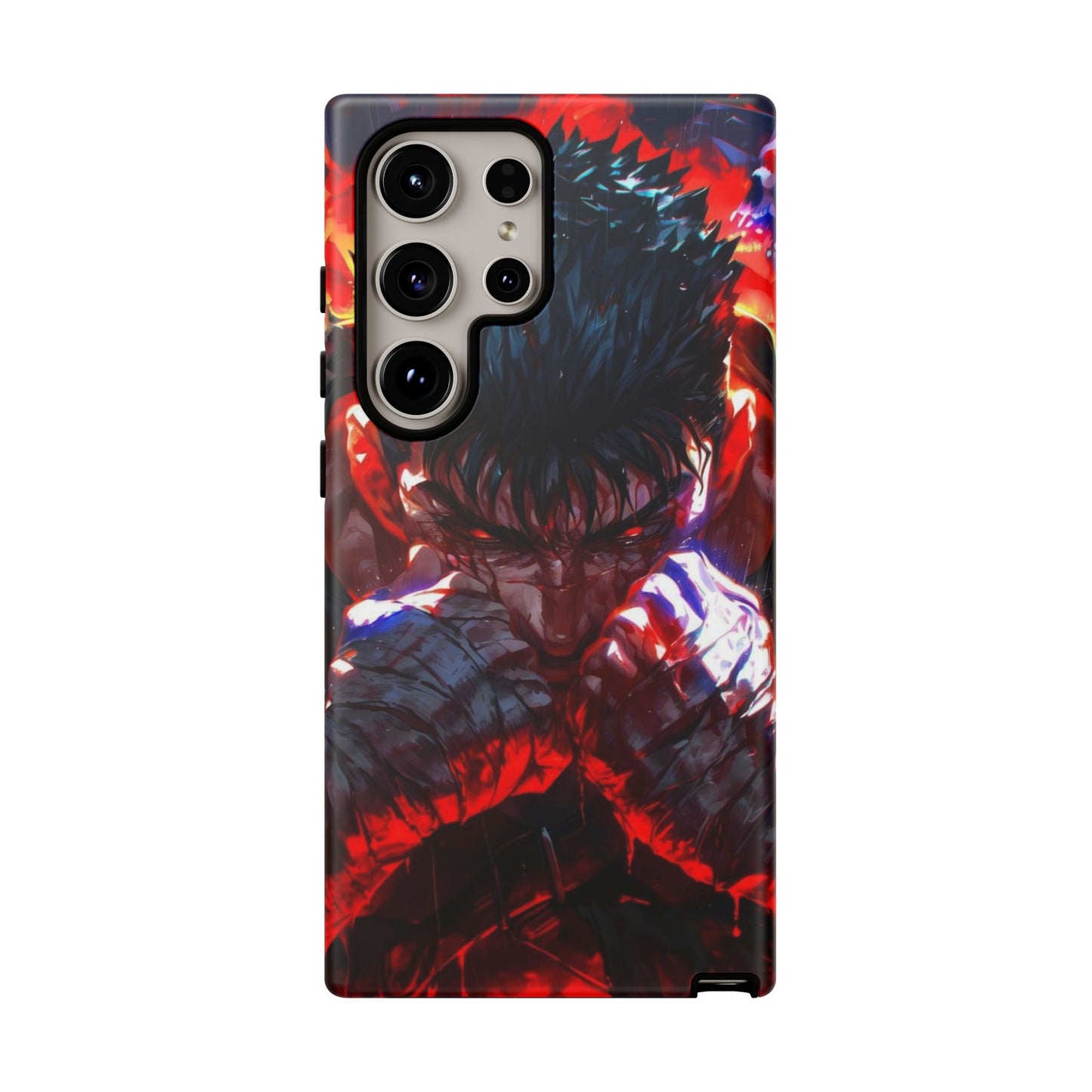 Berserk Guts Heavy Duty Phone Case | Anime Shockproof Protective Cover – #104