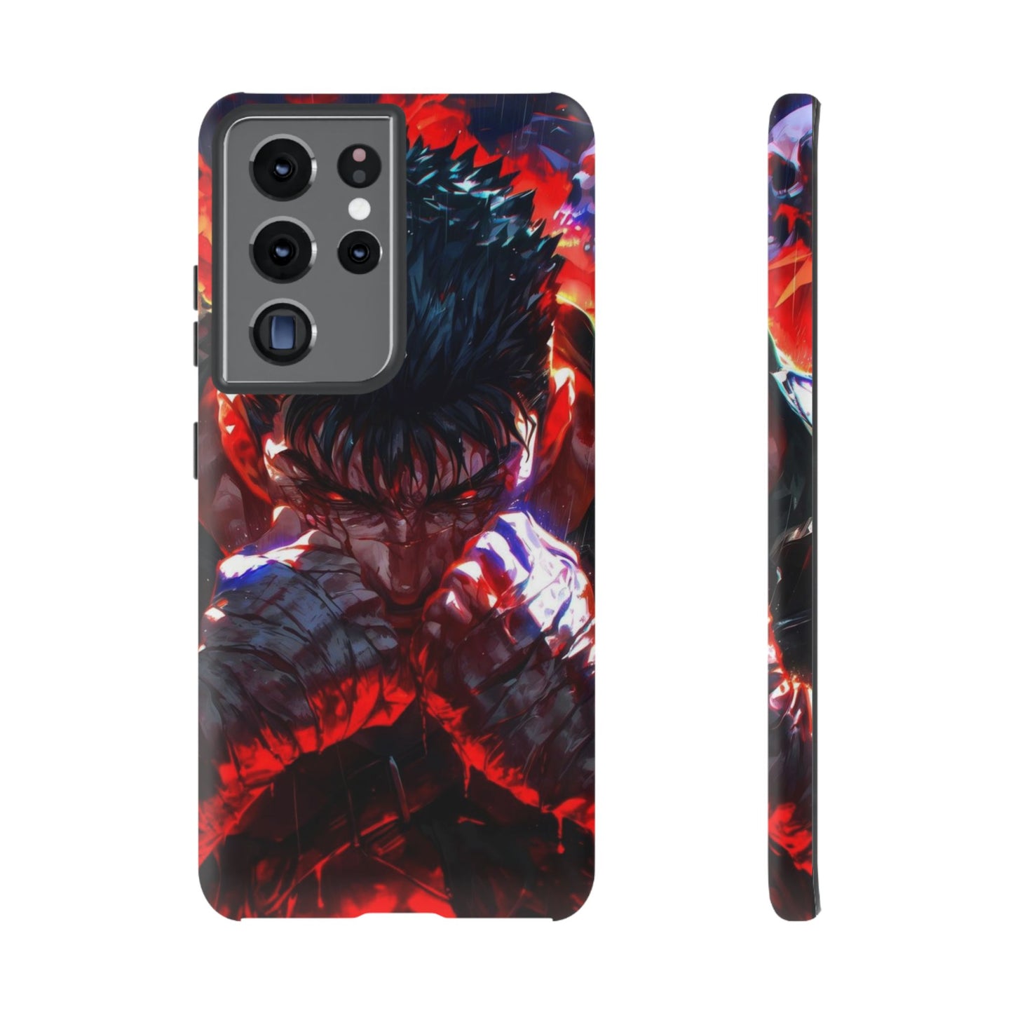 Berserk Guts Heavy Duty Phone Case | Anime Shockproof Protective Cover – #104