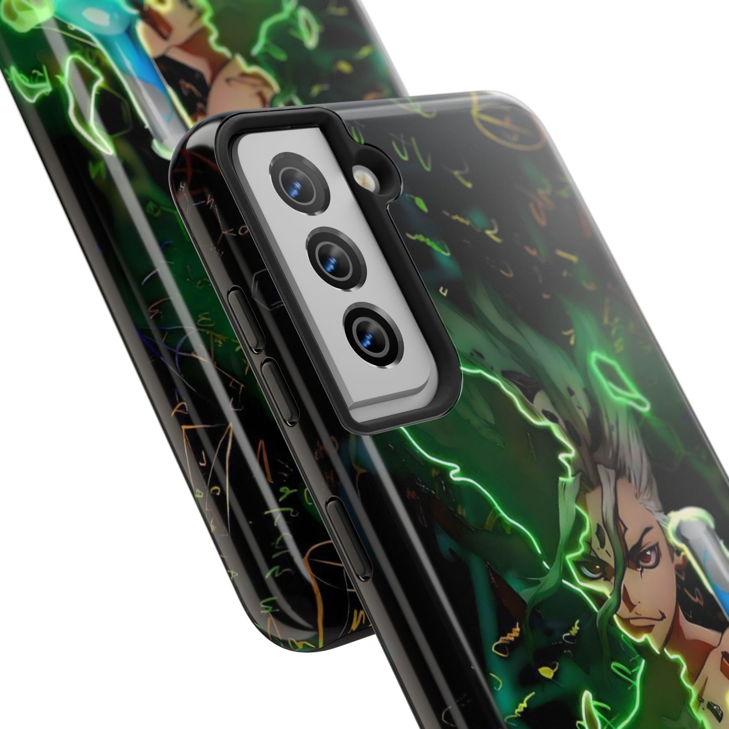 Dr. Stone Senku Tough Phone Case | Anime Heavy Duty Protective Cover – #104