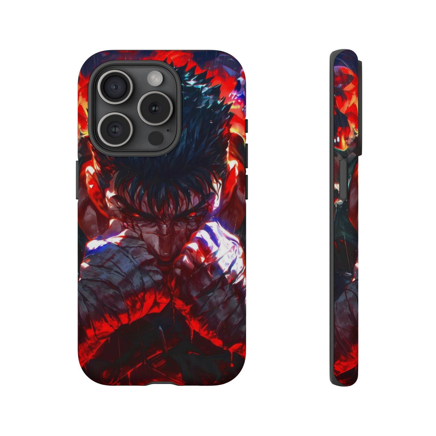 Berserk Guts Heavy Duty Phone Case | Anime Shockproof Protective Cover – #104