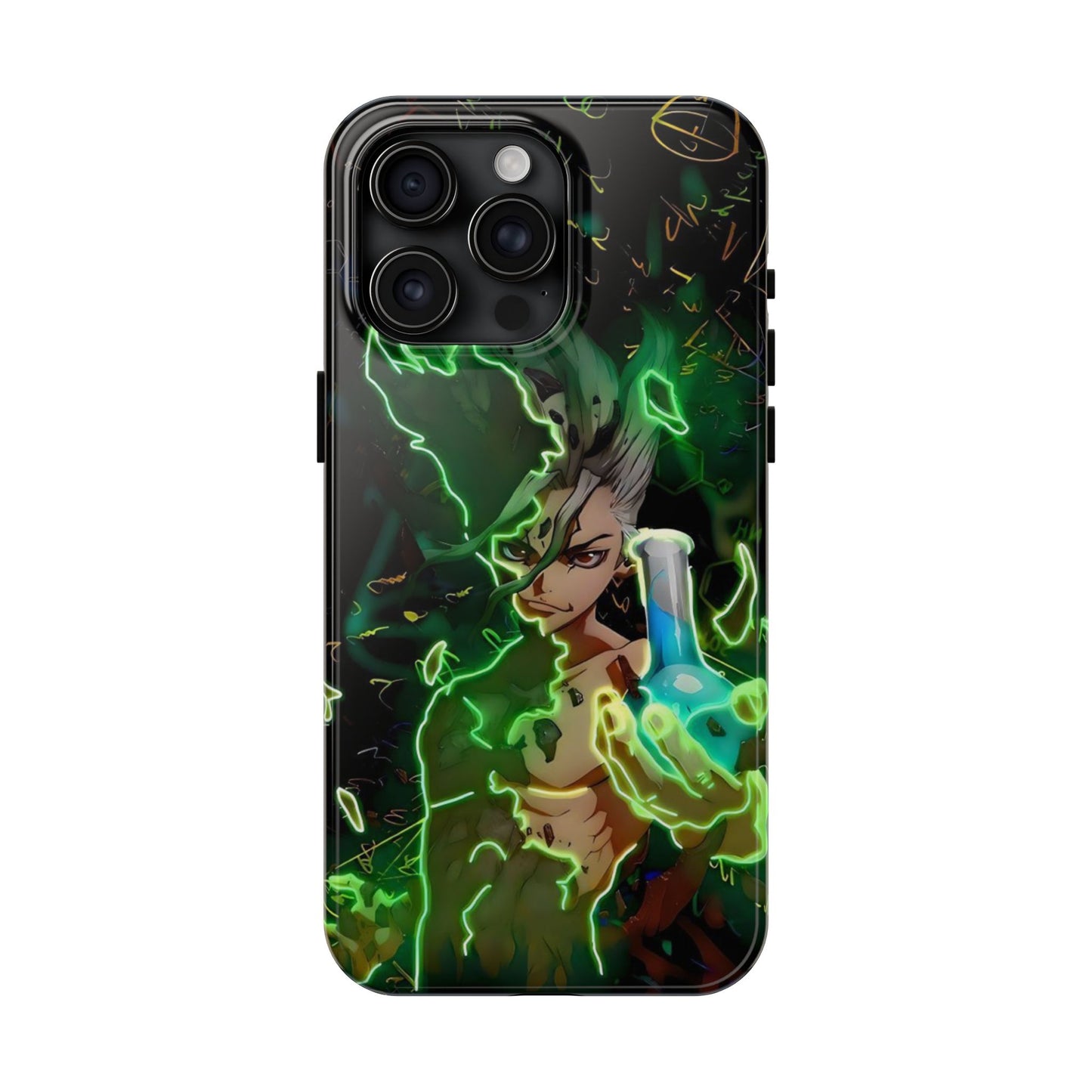 Dr. Stone Senku Tough Phone Case | Anime Heavy Duty Protective Cover – #104
