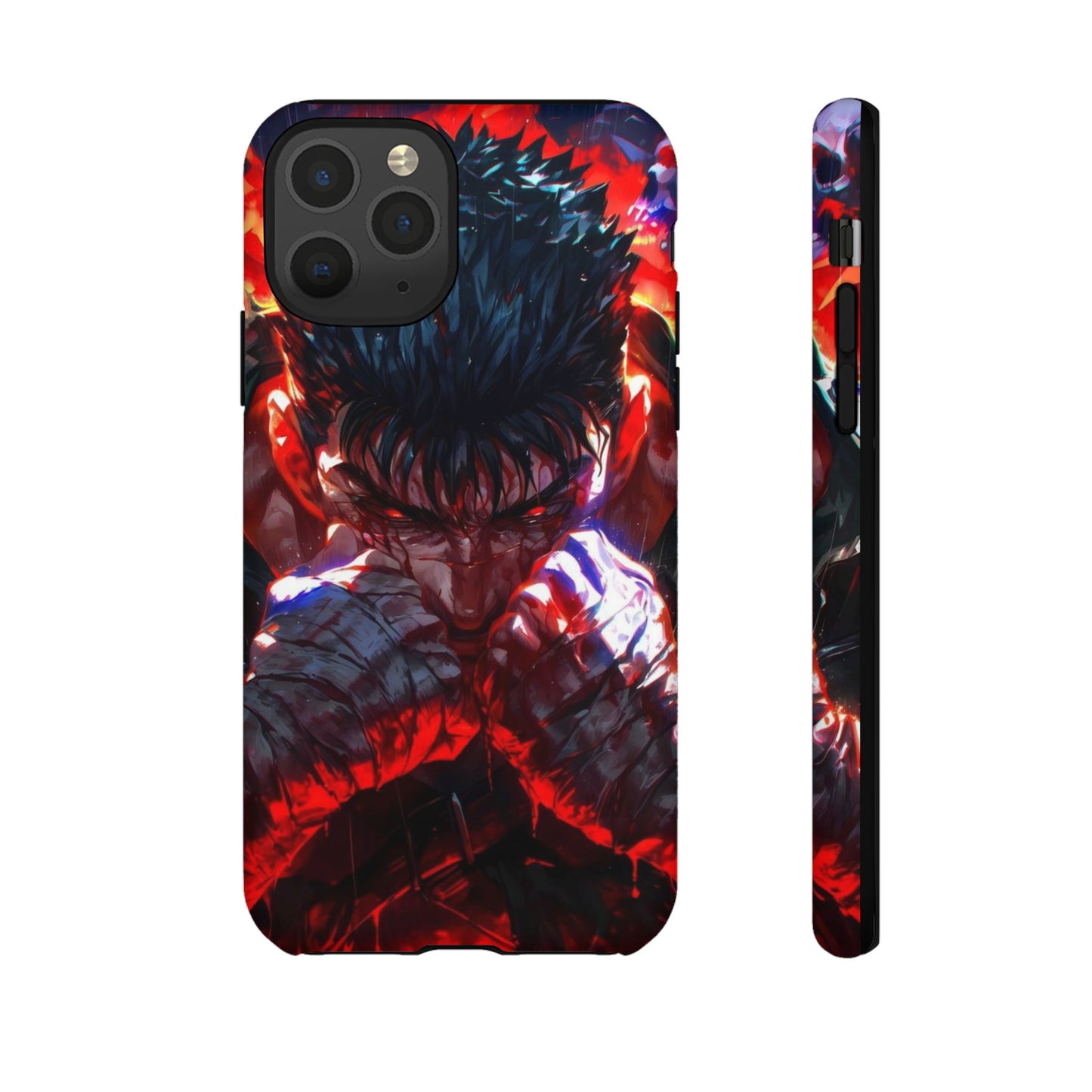 Berserk Guts Heavy Duty Phone Case | Anime Shockproof Protective Cover – #104
