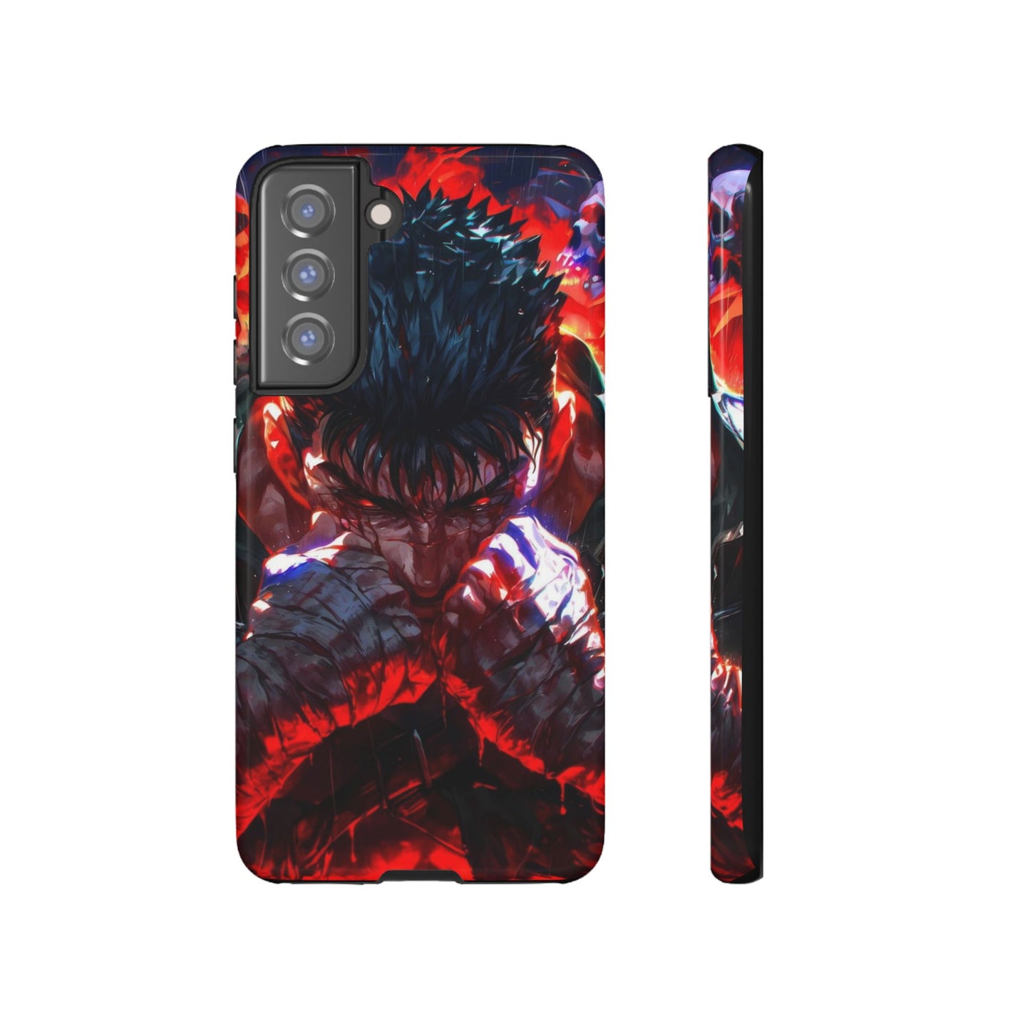 Berserk Guts Heavy Duty Phone Case | Anime Shockproof Protective Cover – #104