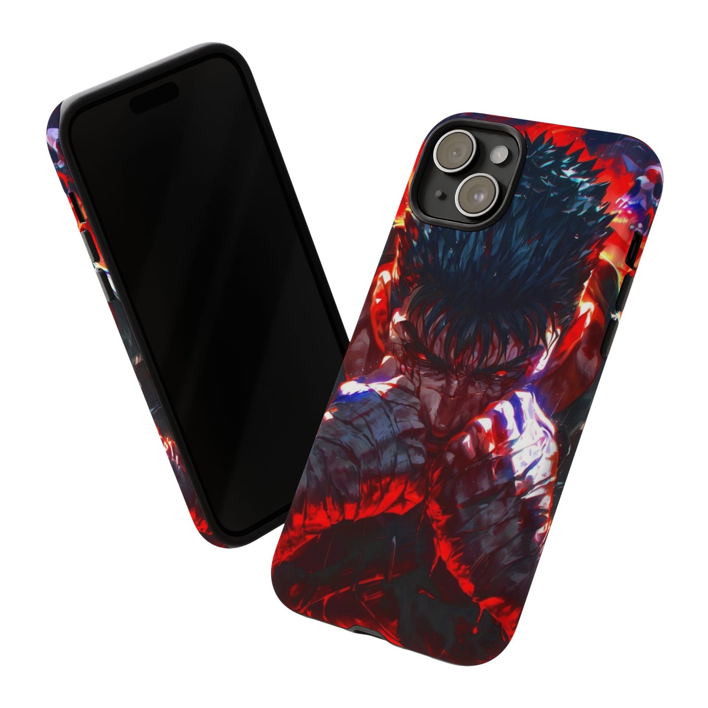 Berserk Guts Heavy Duty Phone Case | Anime Shockproof Protective Cover – #104