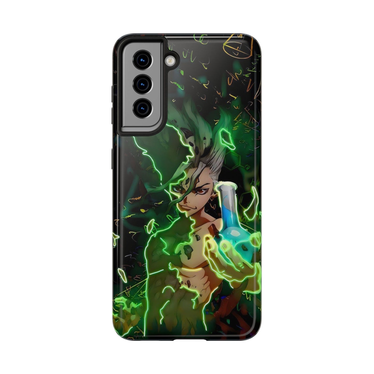 Dr. Stone Senku Tough Phone Case | Anime Heavy Duty Protective Cover – #104