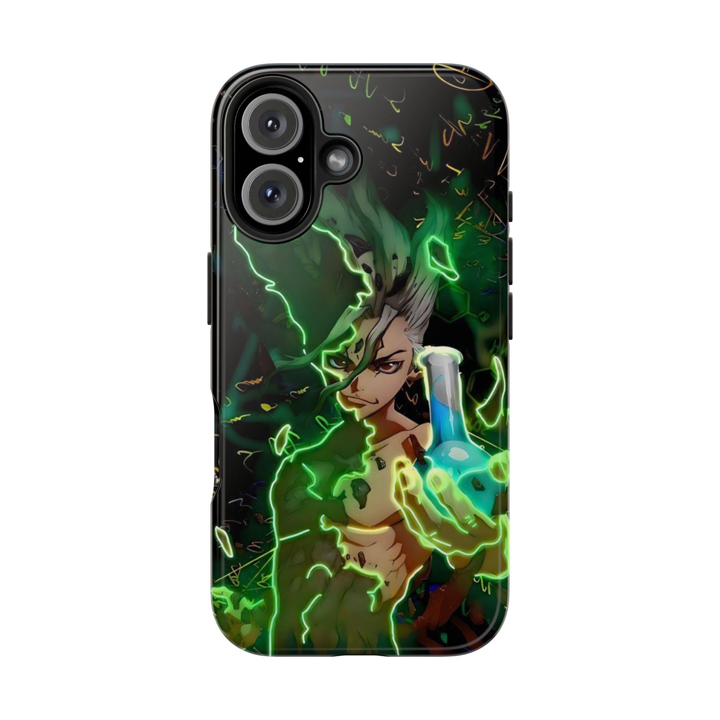 Dr. Stone Senku Tough Phone Case | Anime Heavy Duty Protective Cover – #104