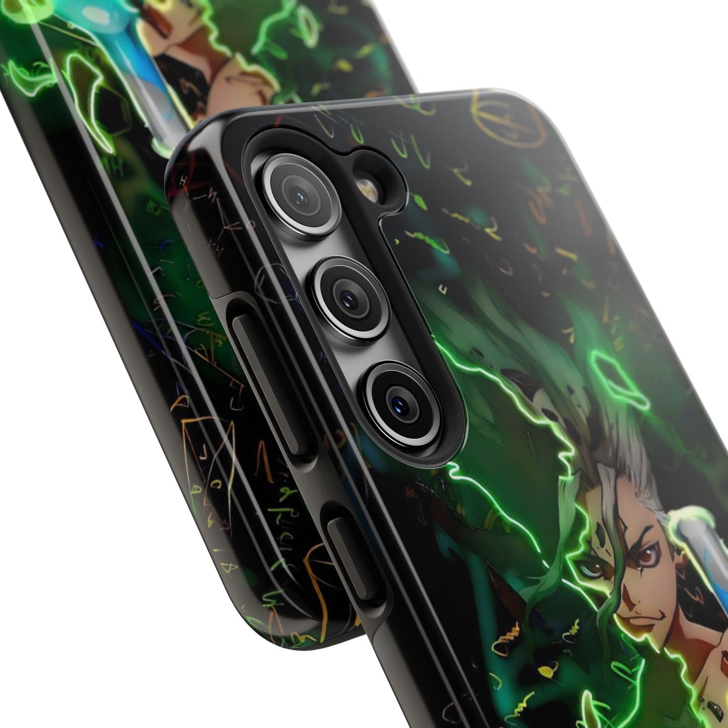 Dr. Stone Senku Tough Phone Case | Anime Heavy Duty Protective Cover – #104