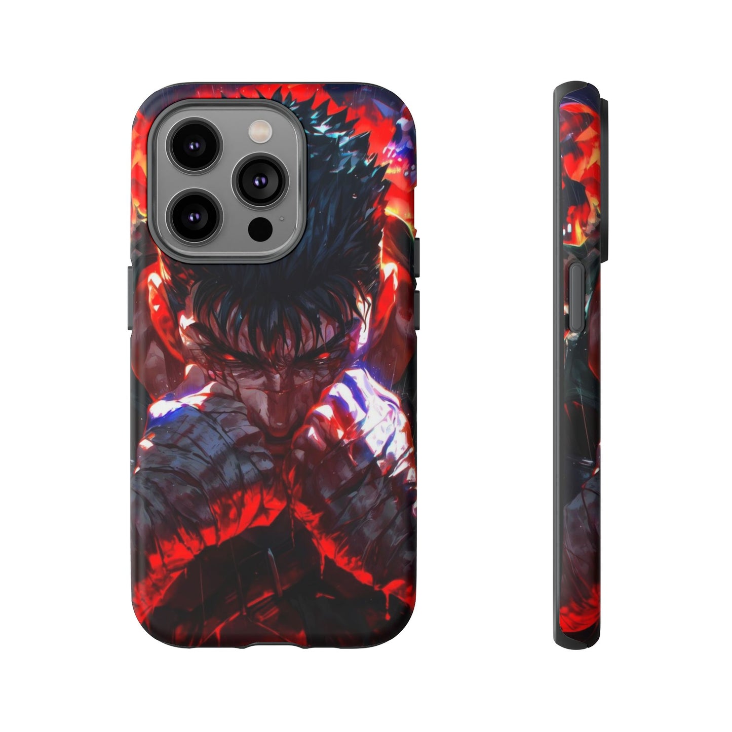 Berserk Guts Heavy Duty Phone Case | Anime Shockproof Protective Cover – #104