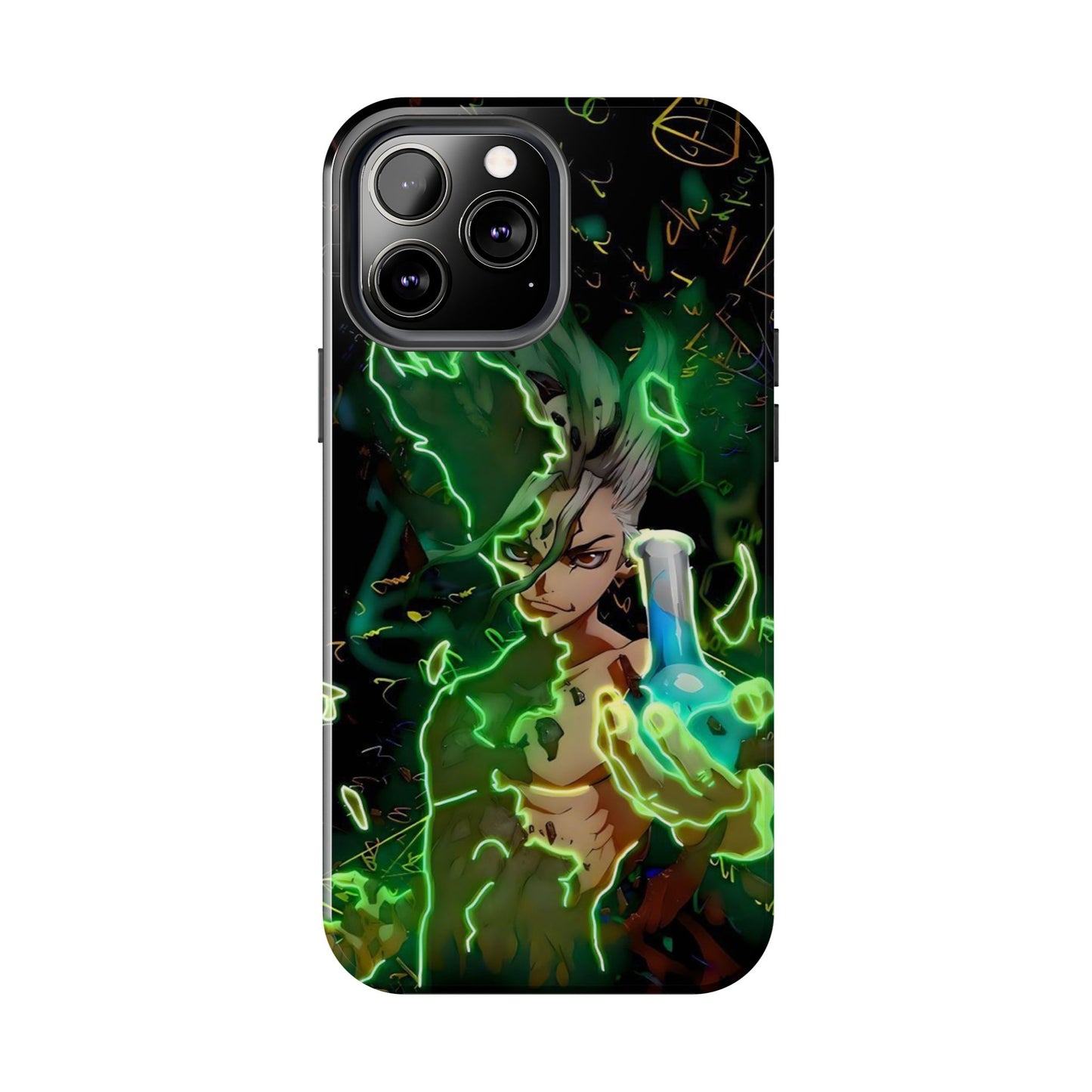 Dr. Stone Senku Tough Phone Case | Anime Heavy Duty Protective Cover – #104