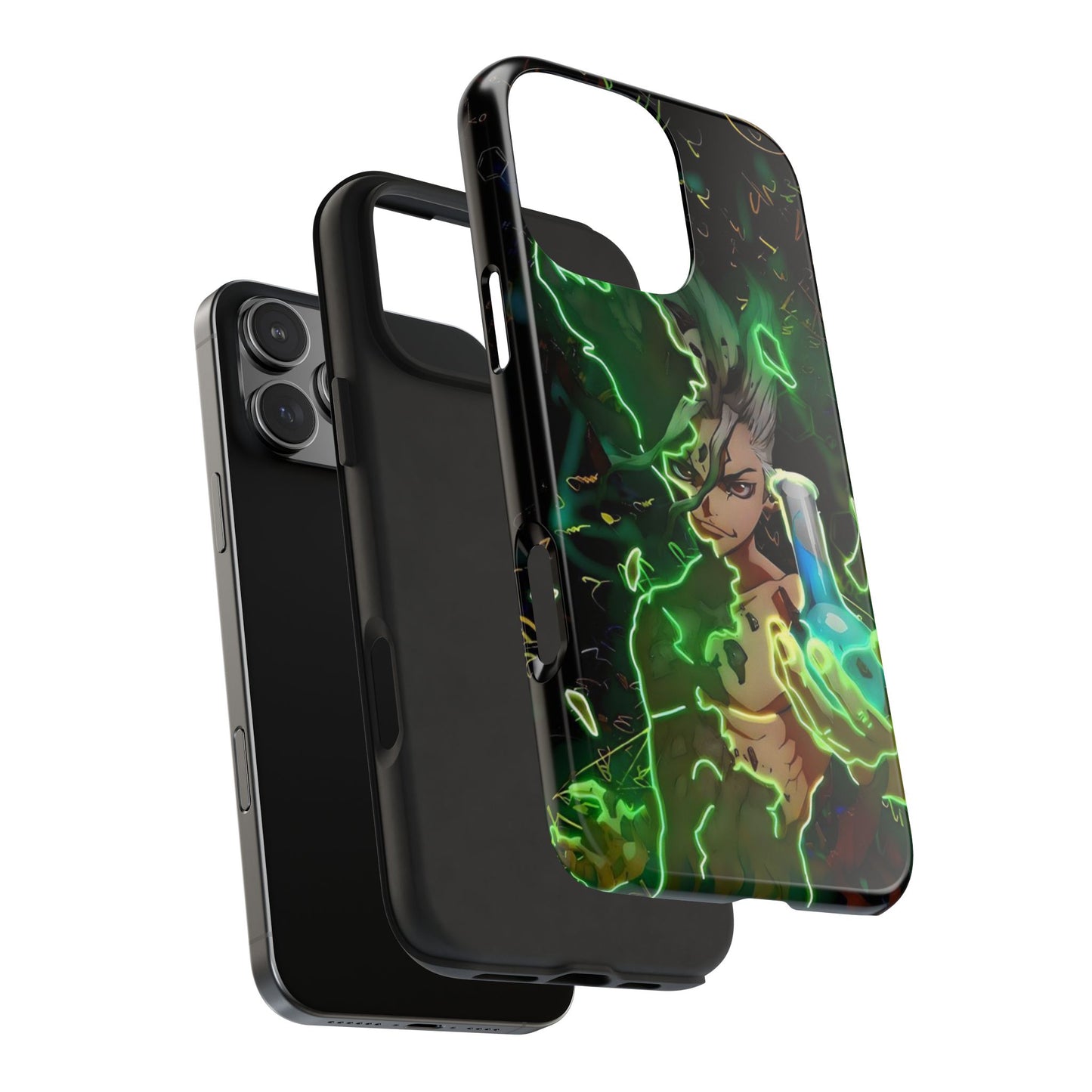 Dr. Stone Senku Tough Phone Case | Anime Heavy Duty Protective Cover – #104