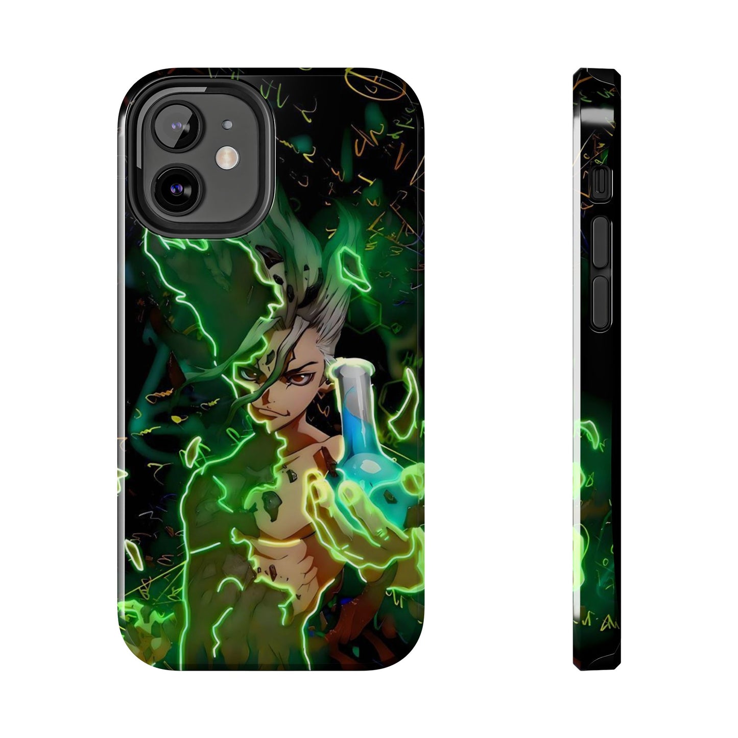 Dr. Stone Senku Tough Phone Case | Anime Heavy Duty Protective Cover – #104