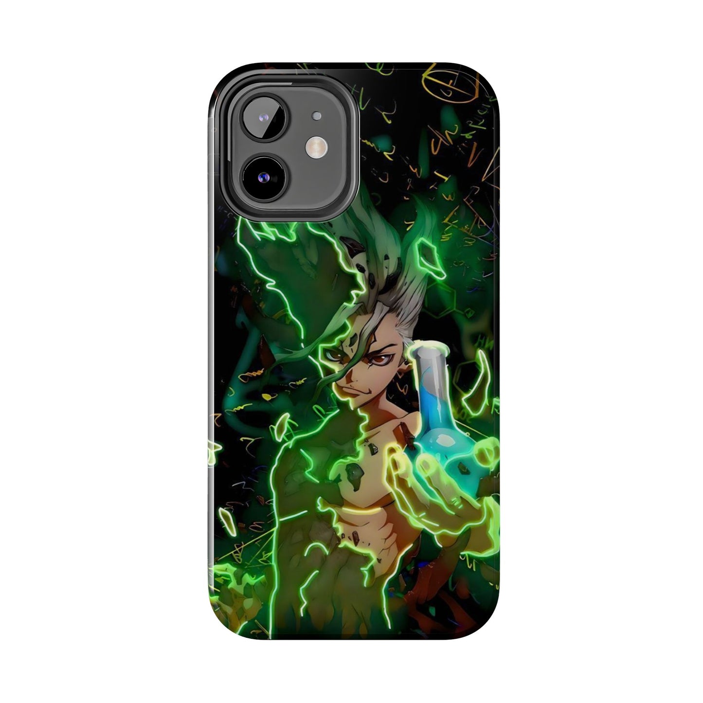 Dr. Stone Senku Tough Phone Case | Anime Heavy Duty Protective Cover – #104