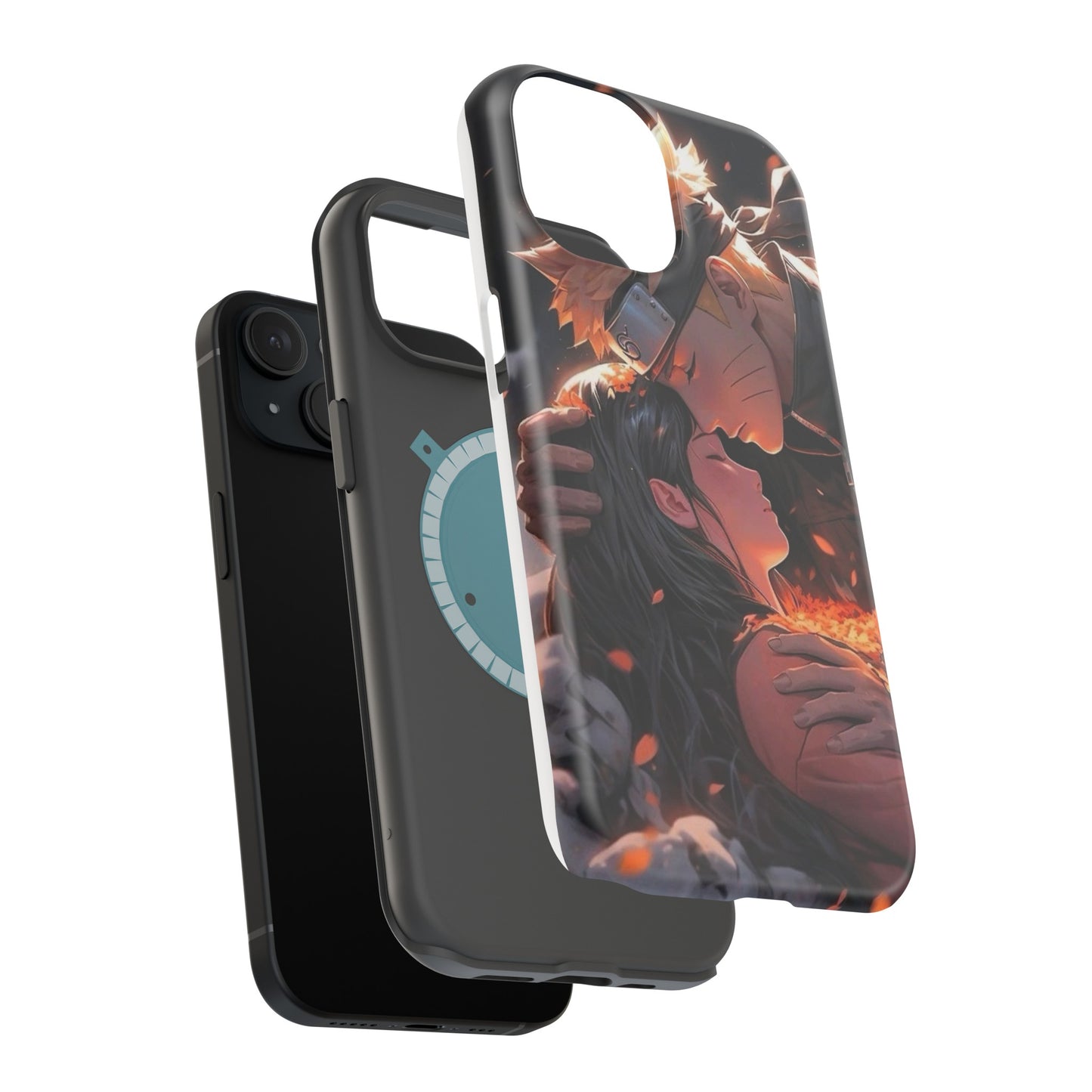 Naruto x Hinata MagSafe Heavy Duty Phone Case | Anime Magnetic Tough Cover – #104