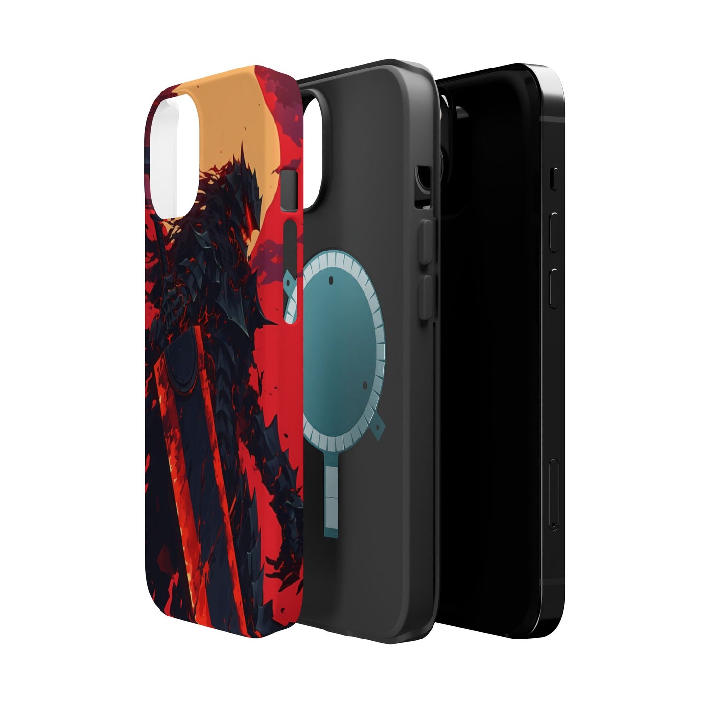 Berserk Guts MagSafe Heavy Duty Phone Case | Anime Magnetic Tough Cover – #104