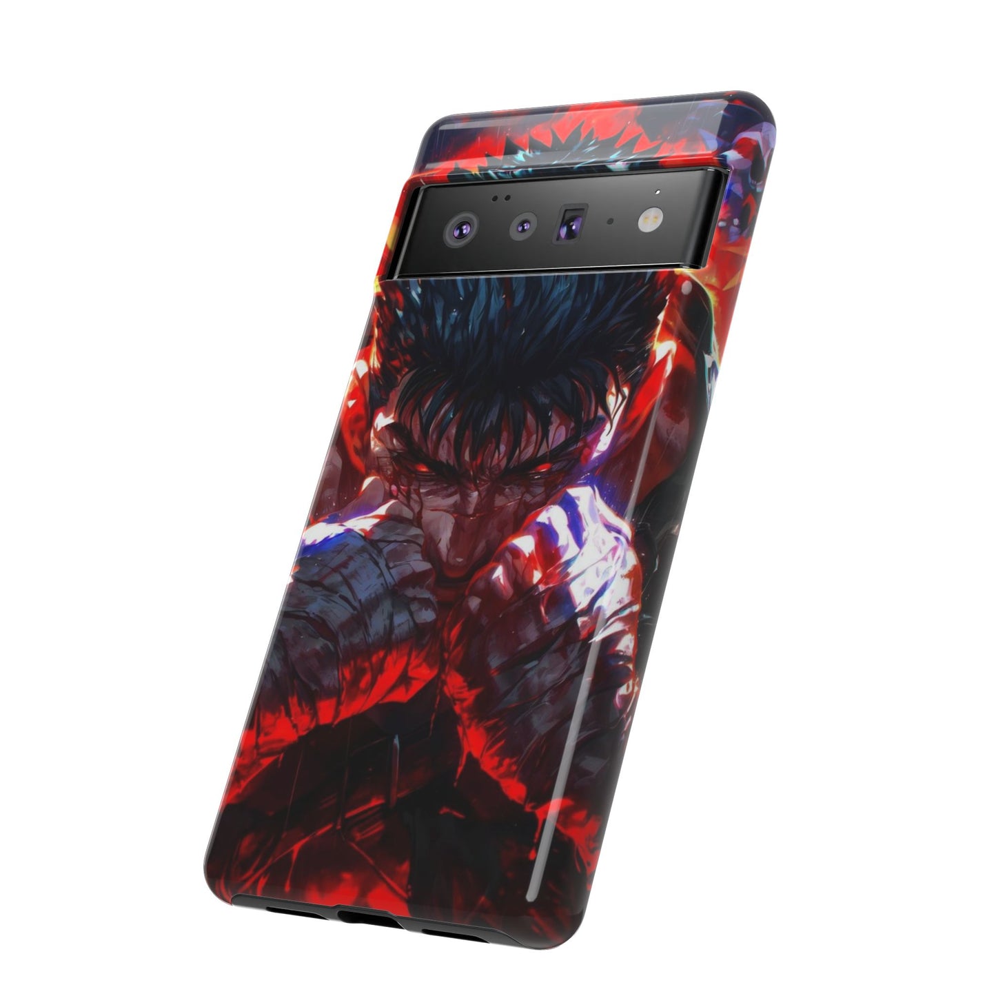 Berserk Guts Heavy Duty Phone Case | Anime Shockproof Protective Cover – #104