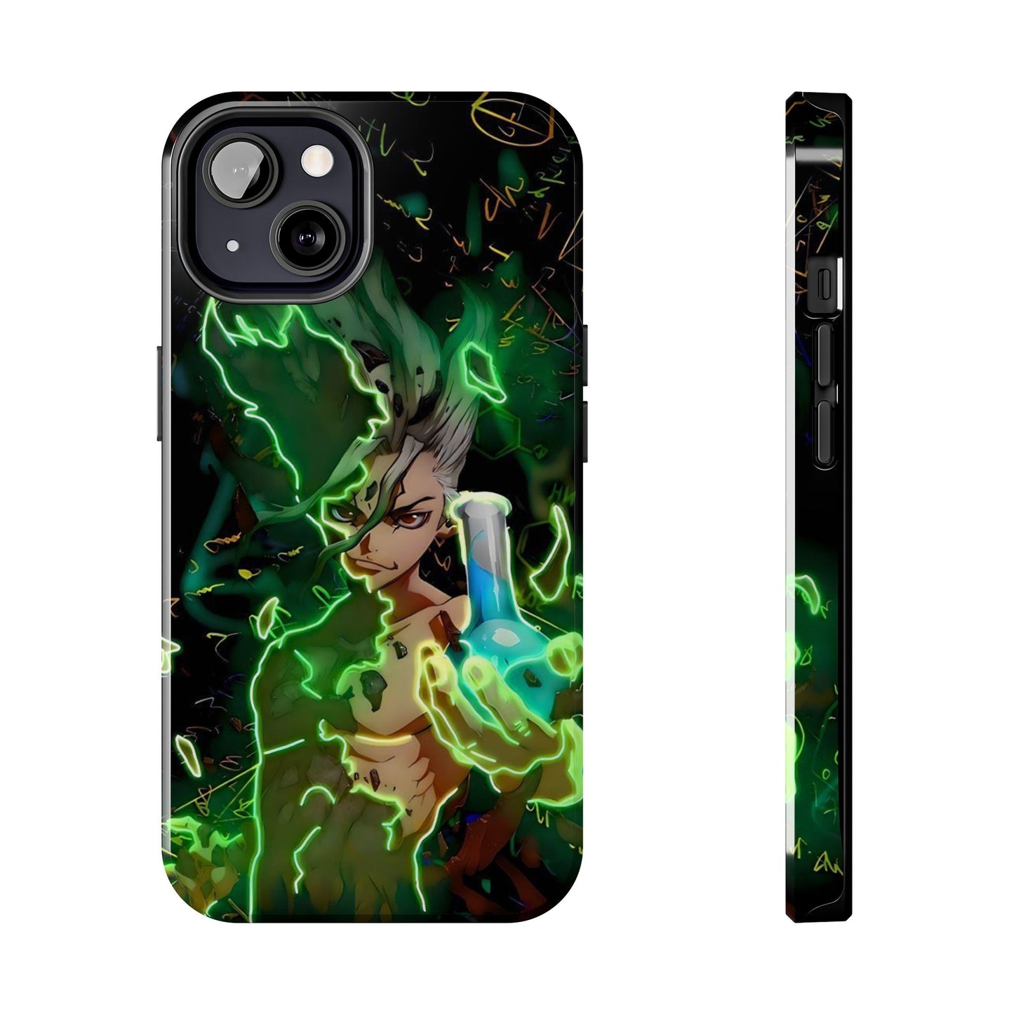 Dr. Stone Senku Tough Phone Case | Anime Heavy Duty Protective Cover – #104