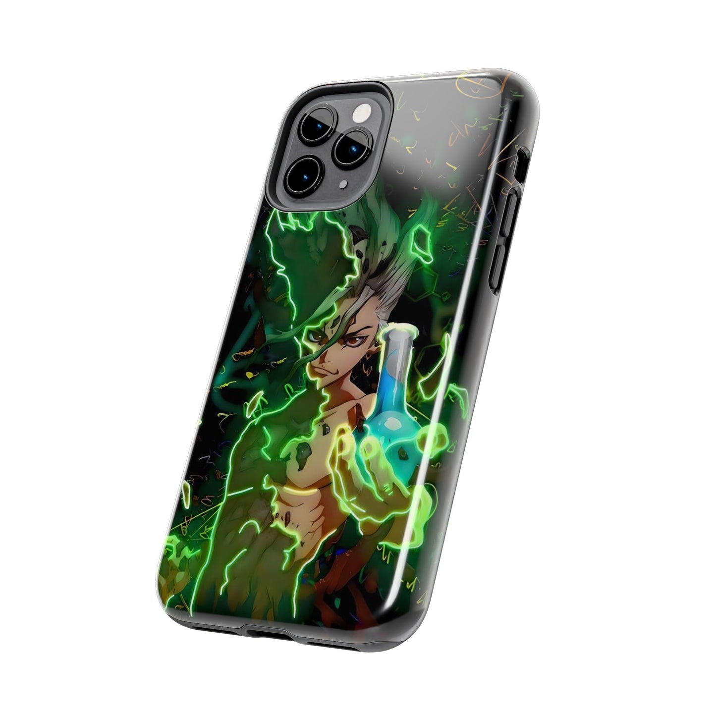 Dr. Stone Senku Tough Phone Case | Anime Heavy Duty Protective Cover – #104