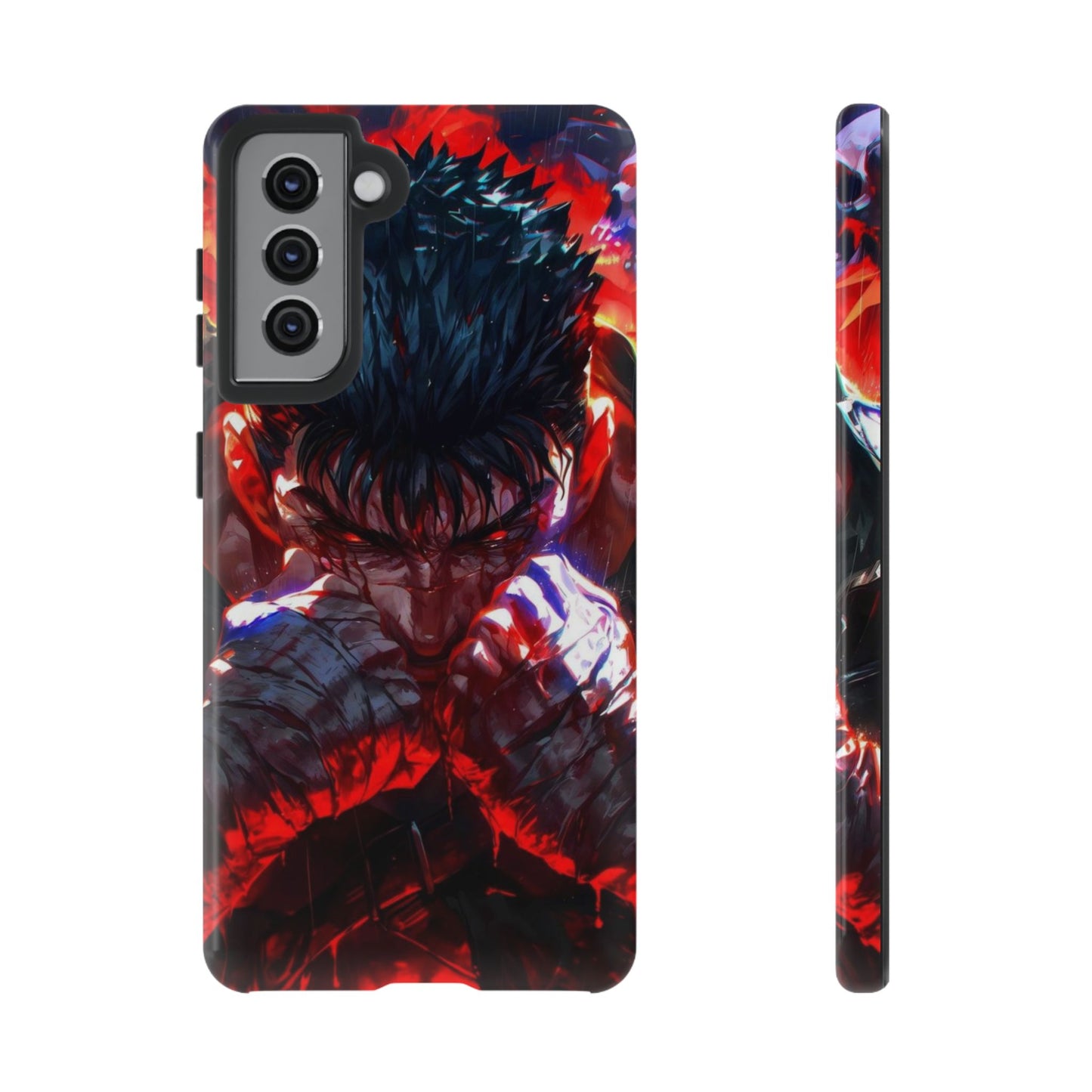 Berserk Guts Heavy Duty Phone Case | Anime Shockproof Protective Cover – #104