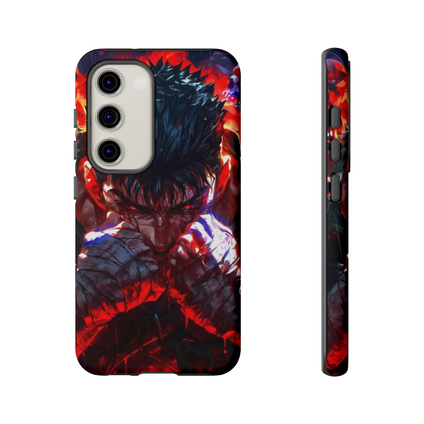 Berserk Guts Heavy Duty Phone Case | Anime Shockproof Protective Cover – #104