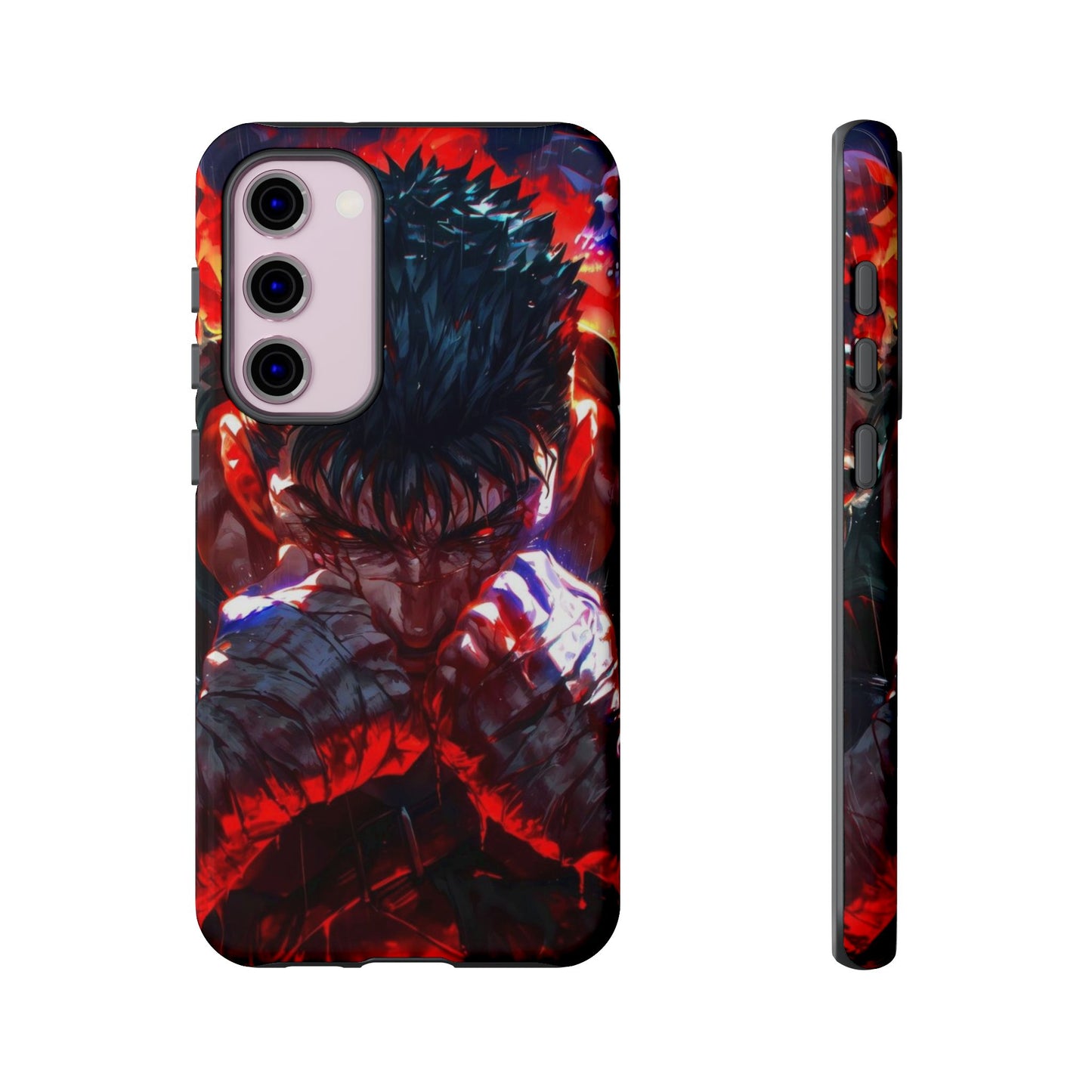 Berserk Guts Heavy Duty Phone Case | Anime Shockproof Protective Cover – #104