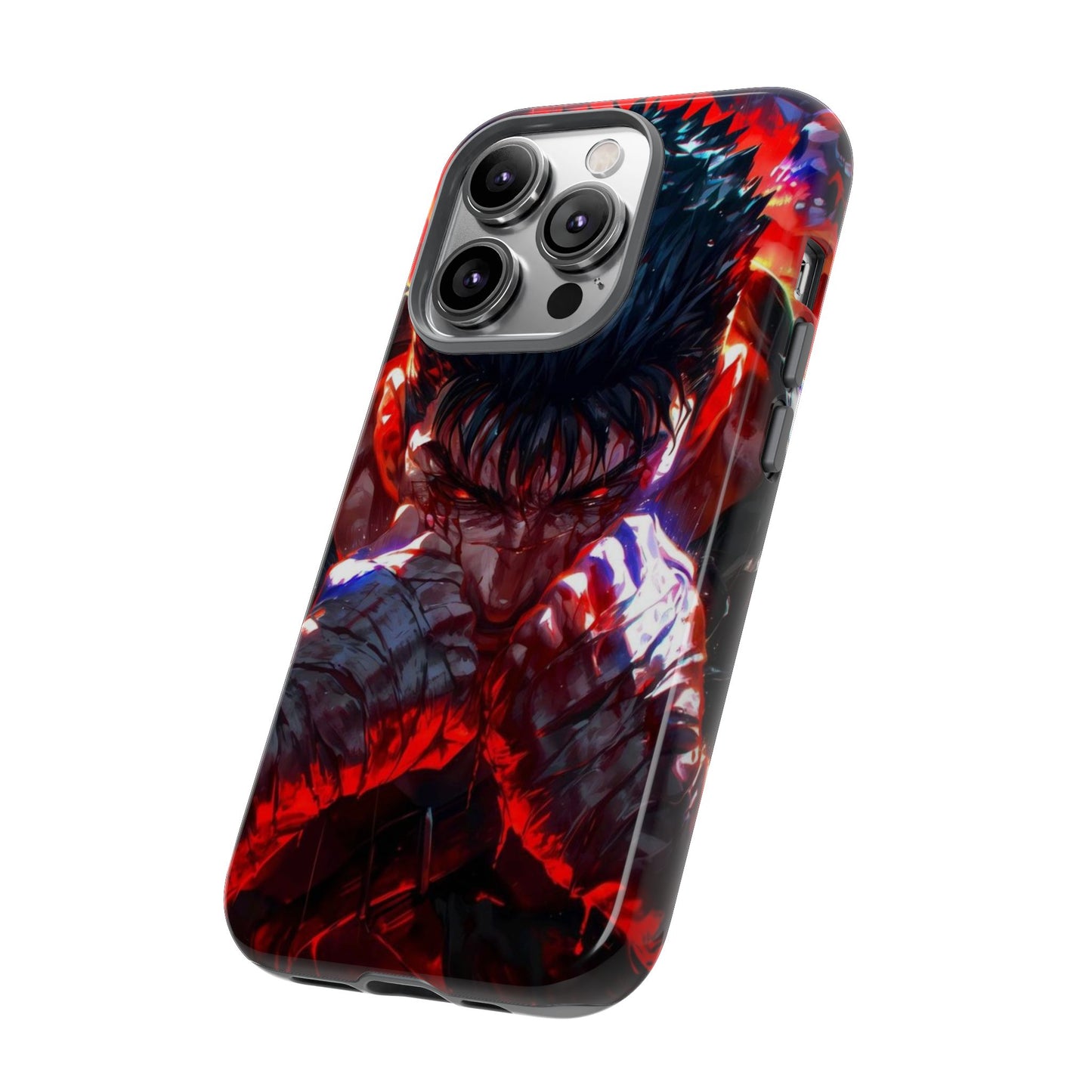 Berserk Guts Heavy Duty Phone Case | Anime Shockproof Protective Cover – #104