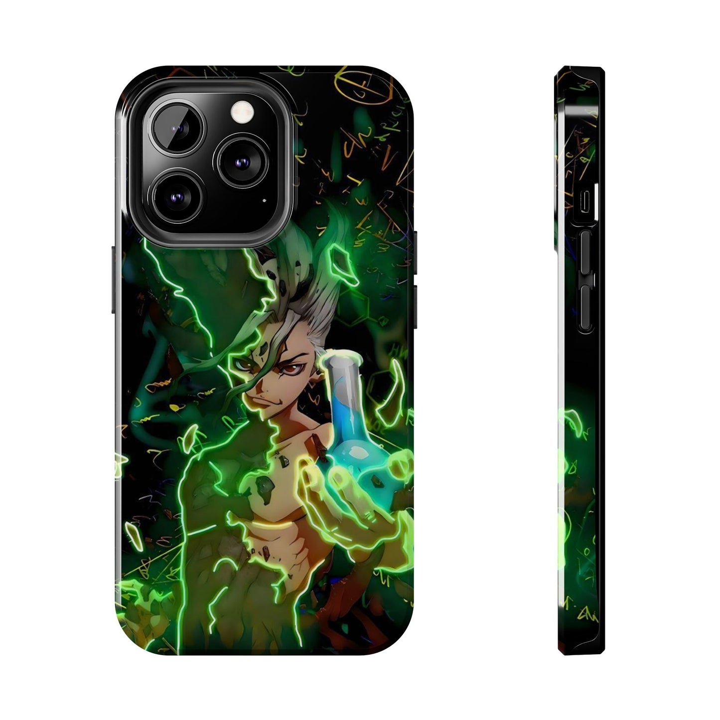 Dr. Stone Senku Tough Phone Case | Anime Heavy Duty Protective Cover – #104