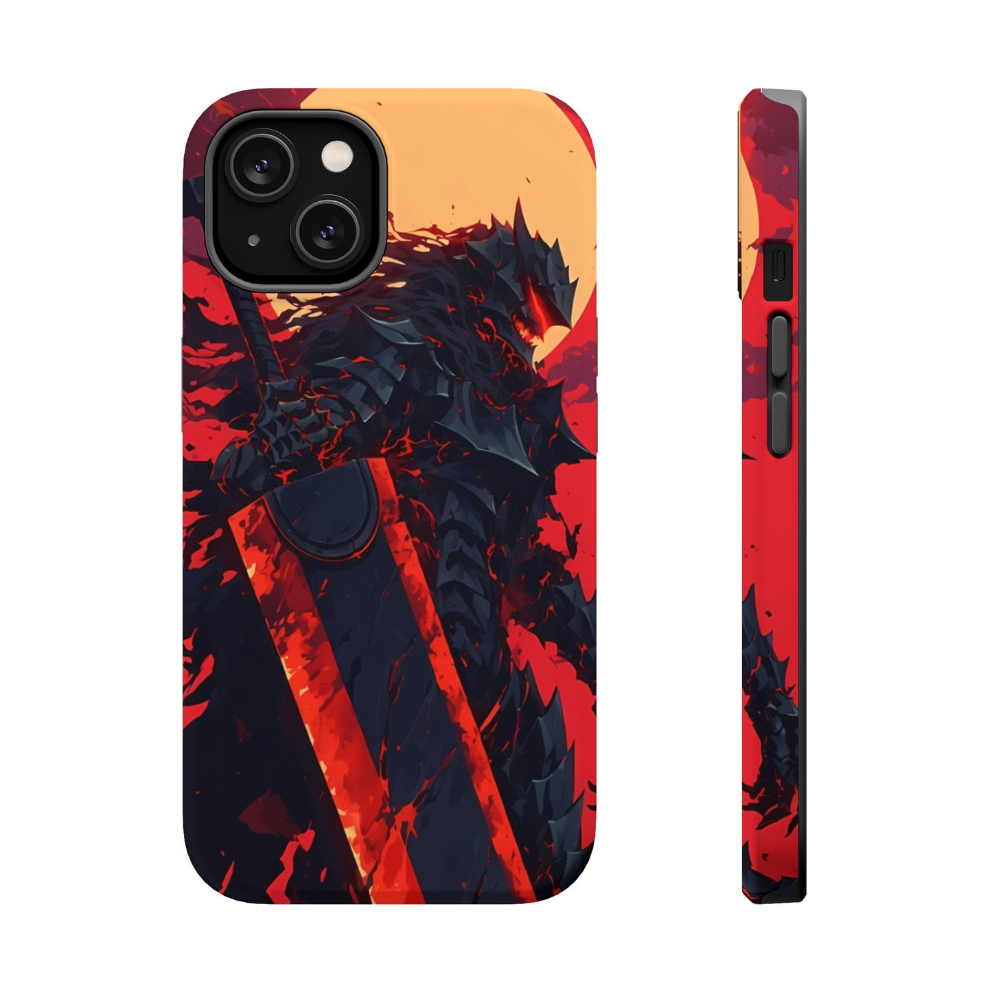 Berserk Guts MagSafe Heavy Duty Phone Case | Anime Magnetic Tough Cover – #104
