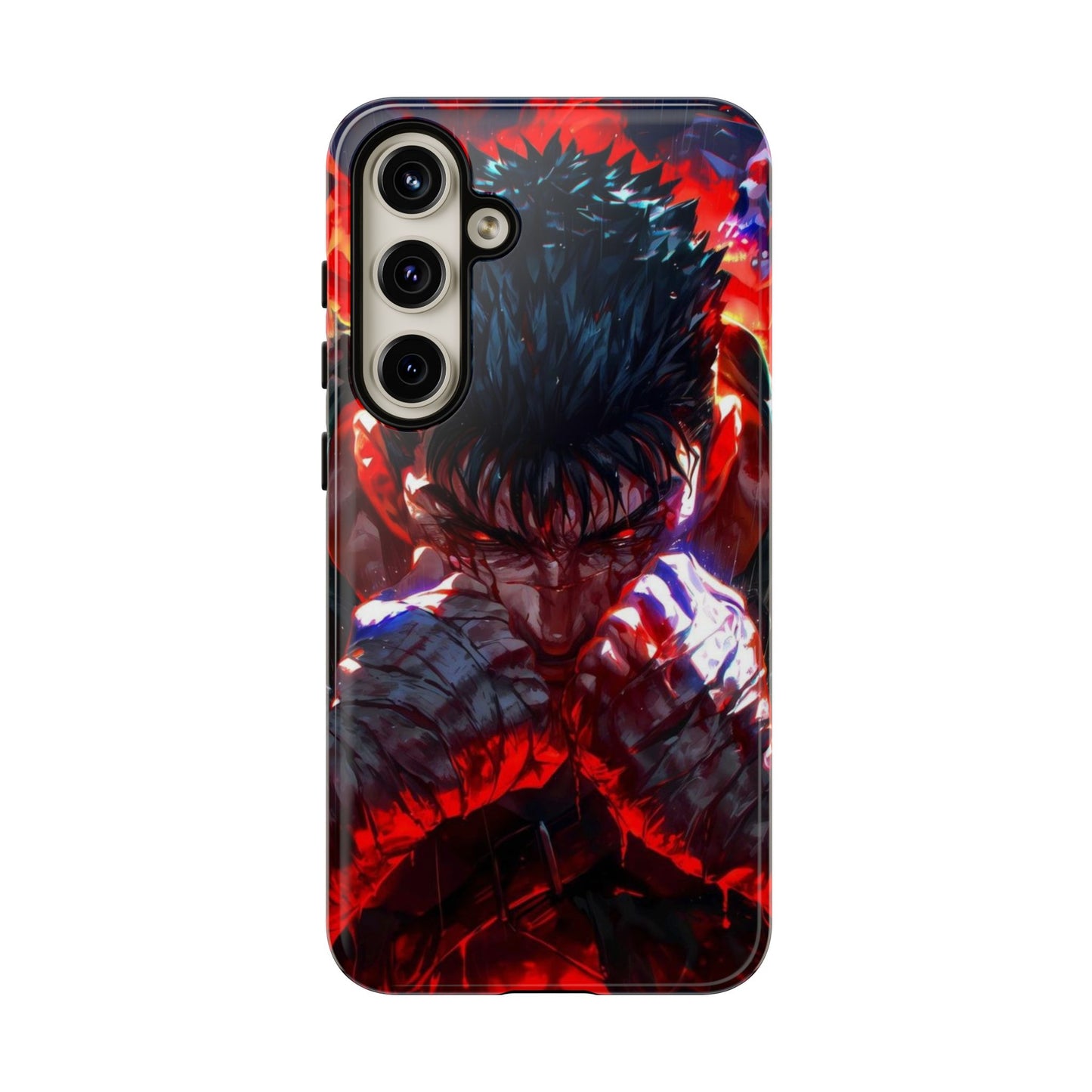 Berserk Guts Heavy Duty Phone Case | Anime Shockproof Protective Cover – #104