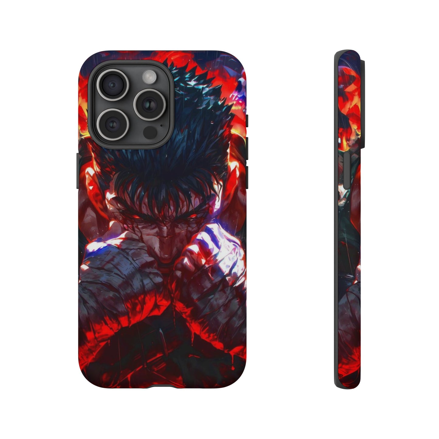 Berserk Guts Heavy Duty Phone Case | Anime Shockproof Protective Cover – #104