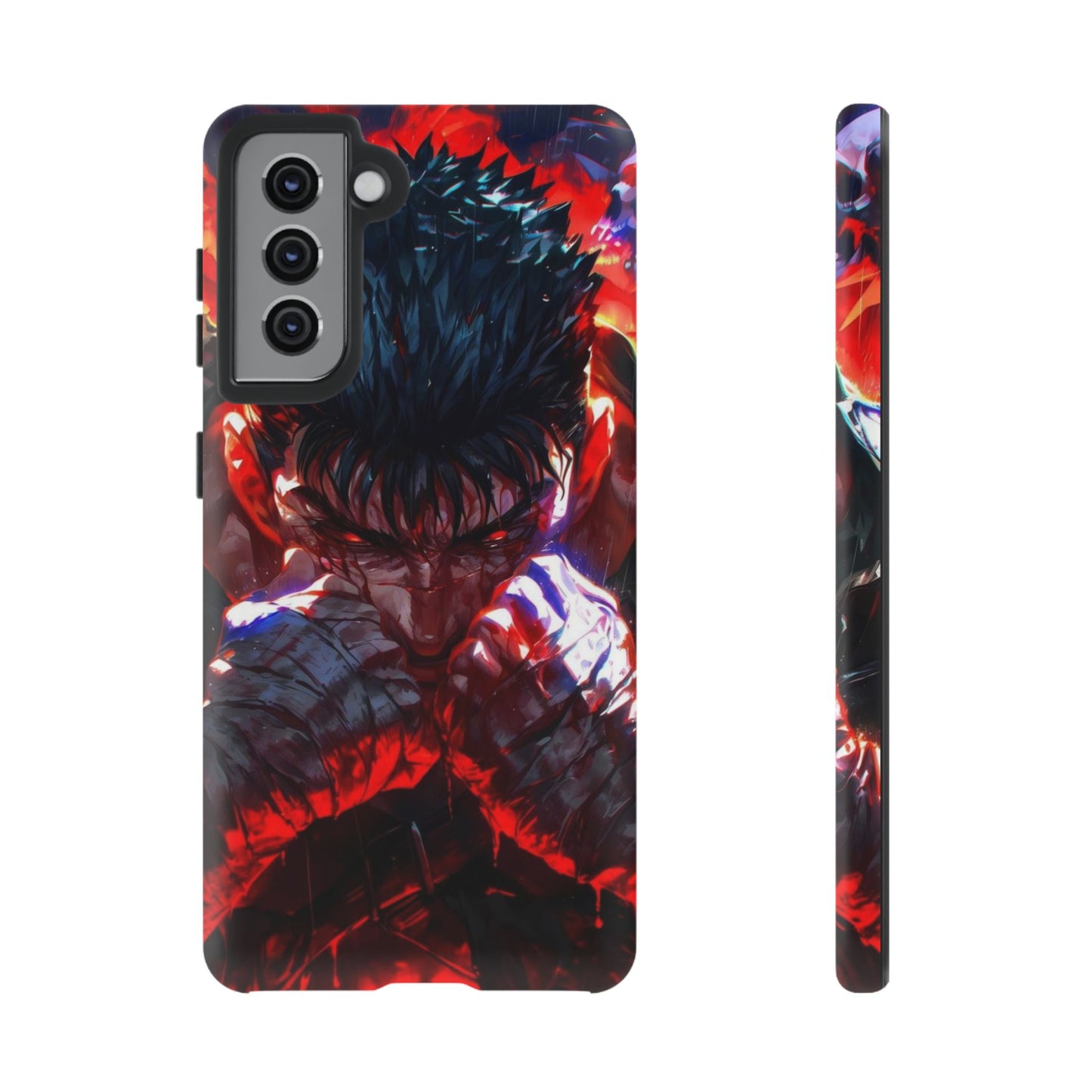 Berserk Guts Heavy Duty Phone Case | Anime Shockproof Protective Cover – #104