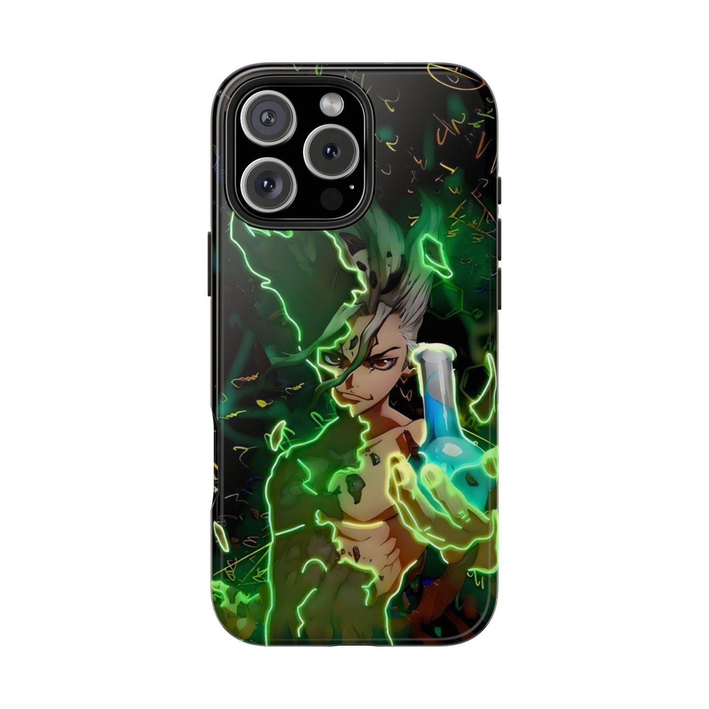 Dr. Stone Senku Tough Phone Case | Anime Heavy Duty Protective Cover – #104