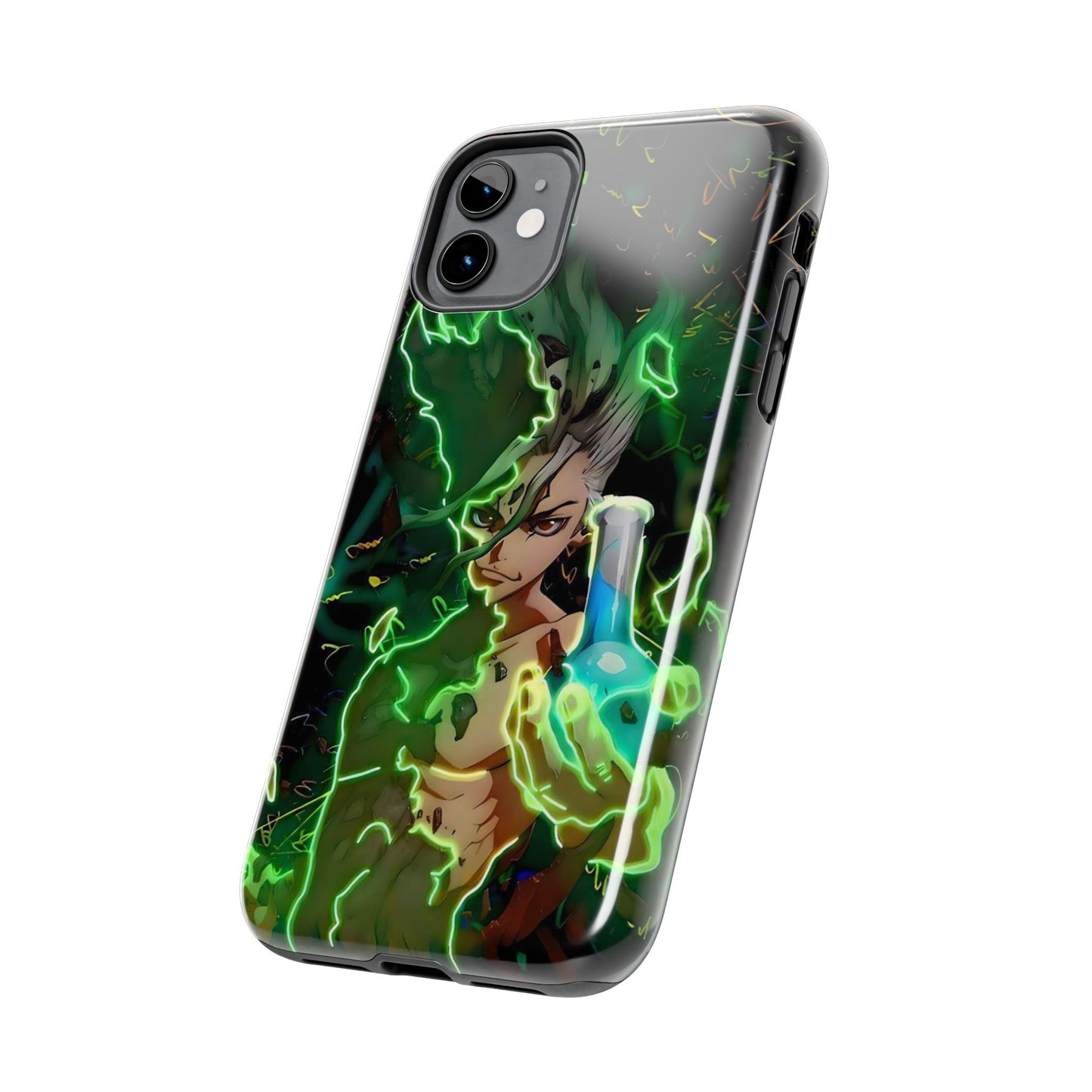 Dr. Stone Senku Tough Phone Case | Anime Heavy Duty Protective Cover – #104