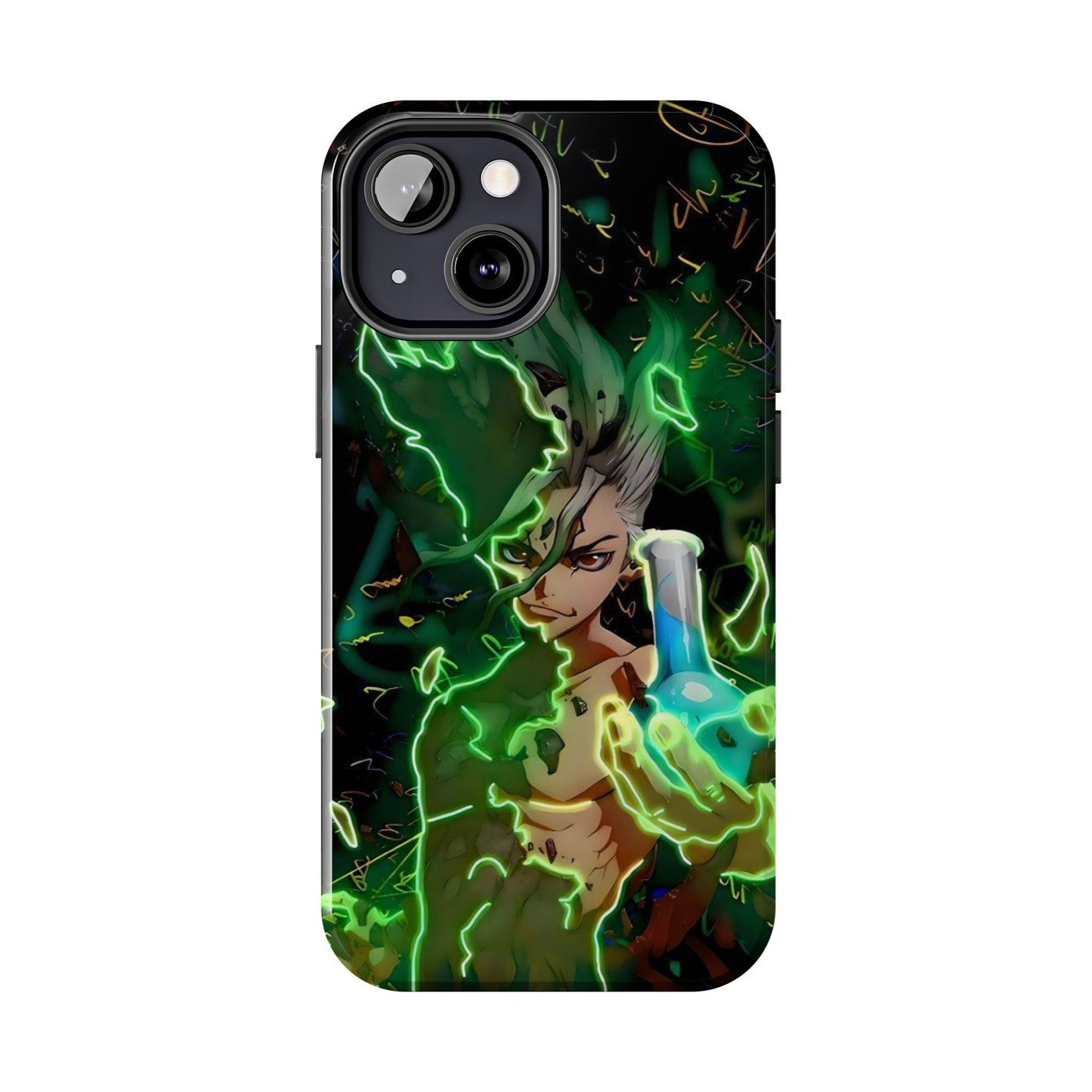 Dr. Stone Senku Tough Phone Case | Anime Heavy Duty Protective Cover – #104