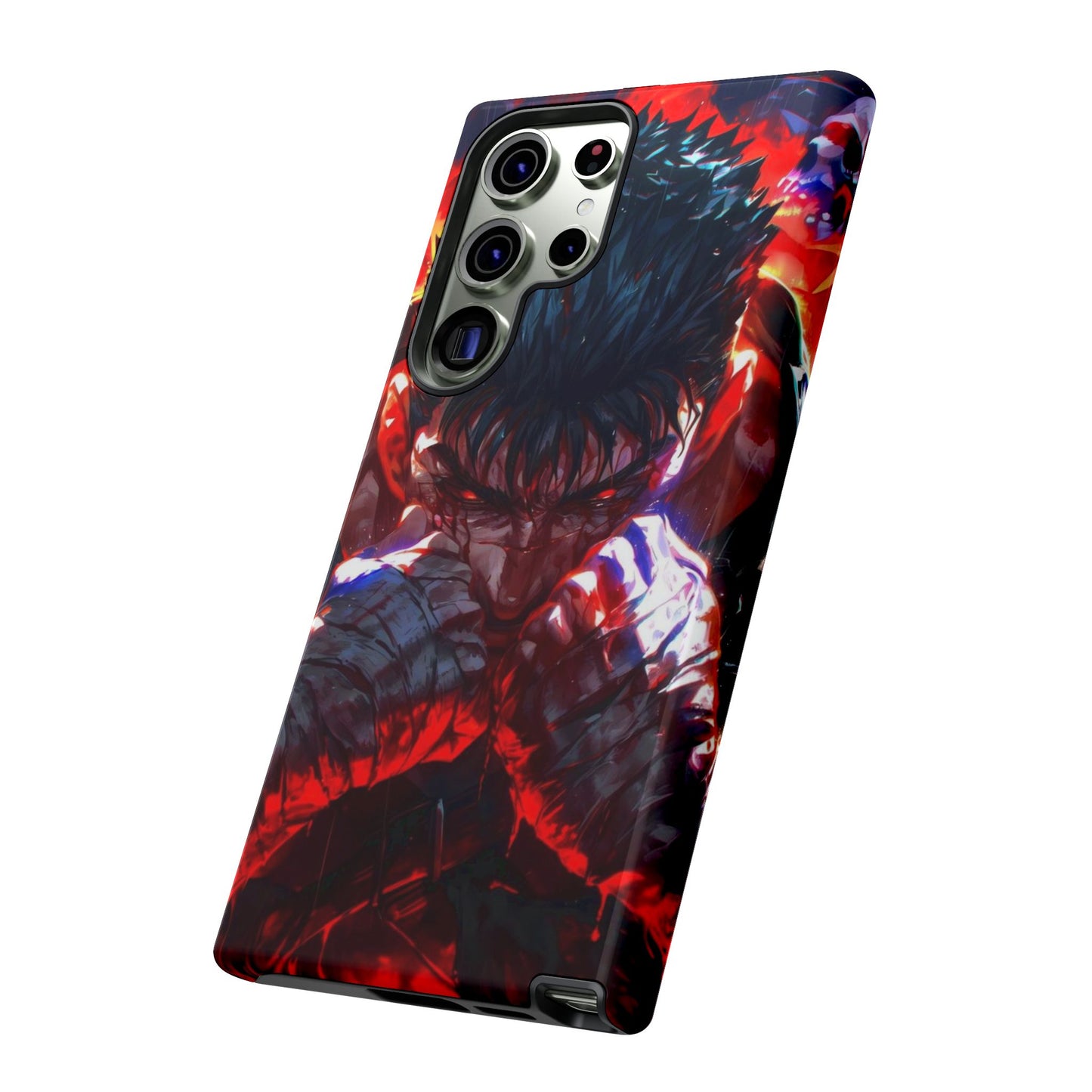 Berserk Guts Heavy Duty Phone Case | Anime Shockproof Protective Cover – #104