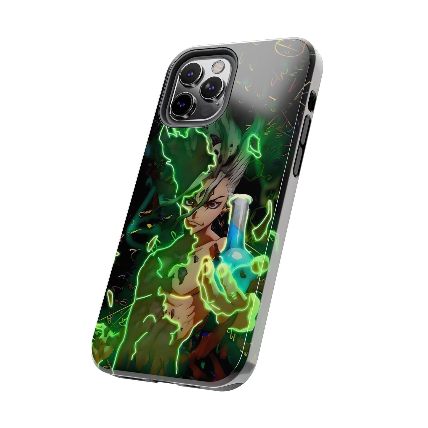 Dr. Stone Senku Tough Phone Case | Anime Heavy Duty Protective Cover – #104