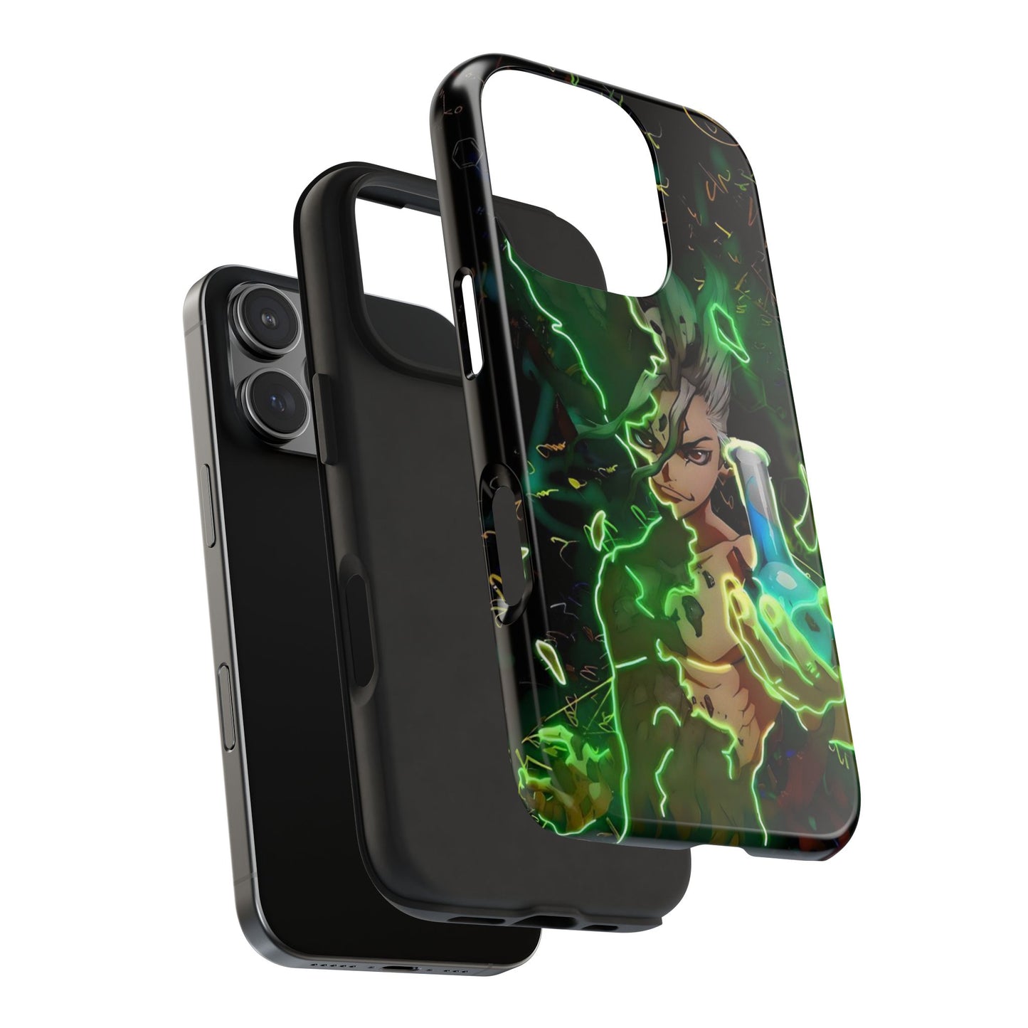Dr. Stone Senku Tough Phone Case | Anime Heavy Duty Protective Cover – #104