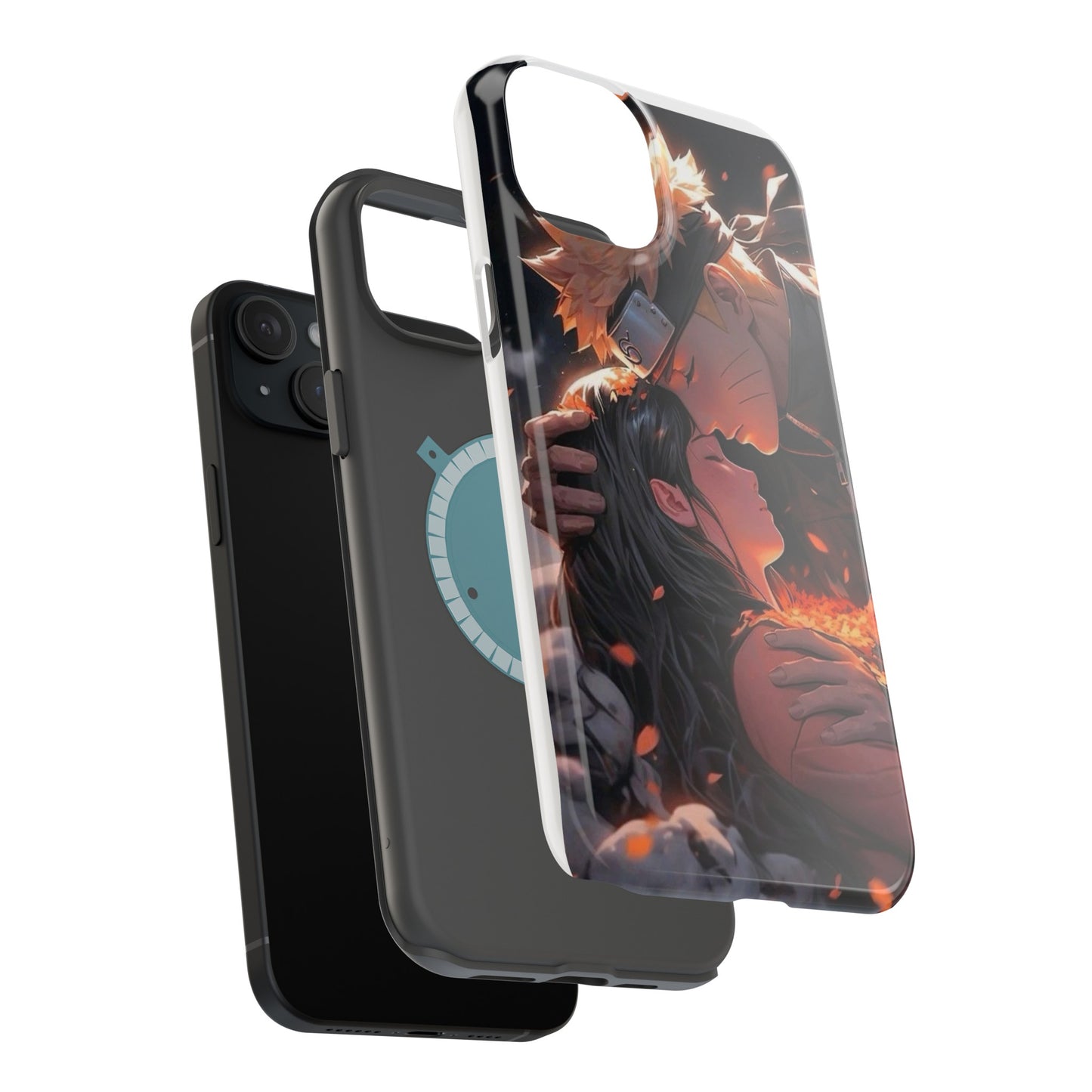 Naruto x Hinata MagSafe Heavy Duty Phone Case | Anime Magnetic Tough Cover – #104