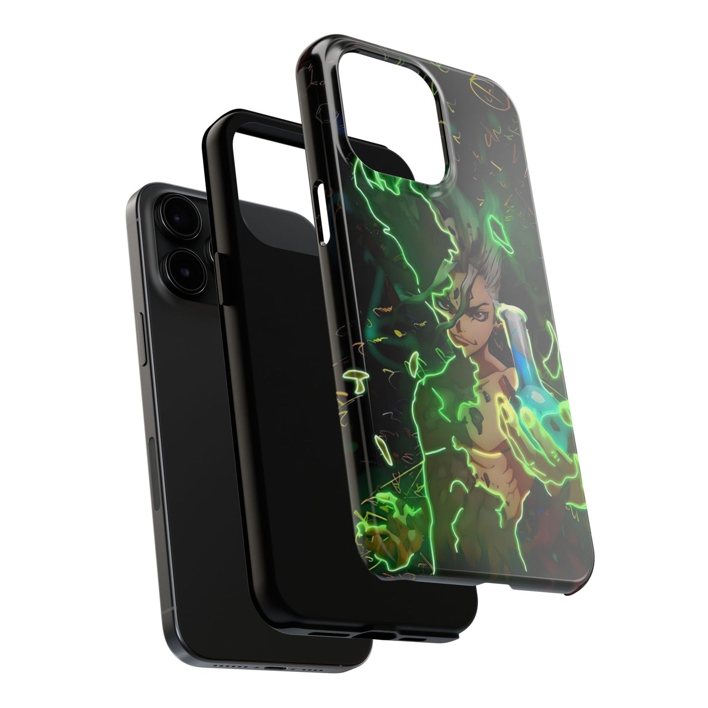 Dr. Stone Senku Tough Phone Case | Anime Heavy Duty Protective Cover – #104