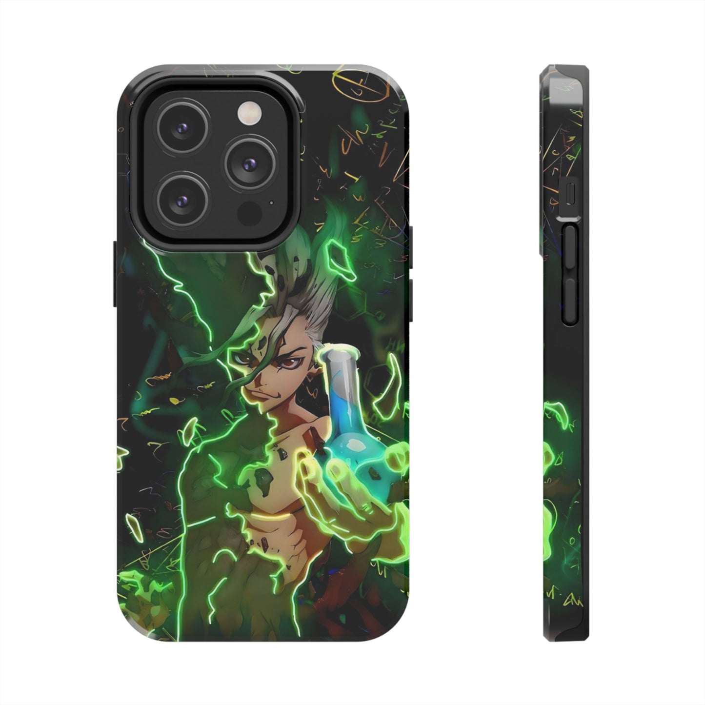 Dr. Stone Senku Tough Phone Case | Anime Heavy Duty Protective Cover – #104