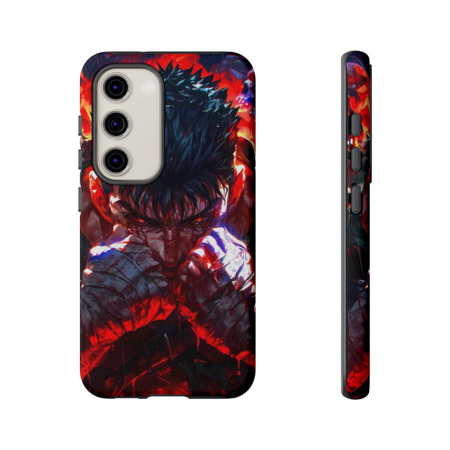 Berserk Guts Heavy Duty Phone Case | Anime Shockproof Protective Cover – #104